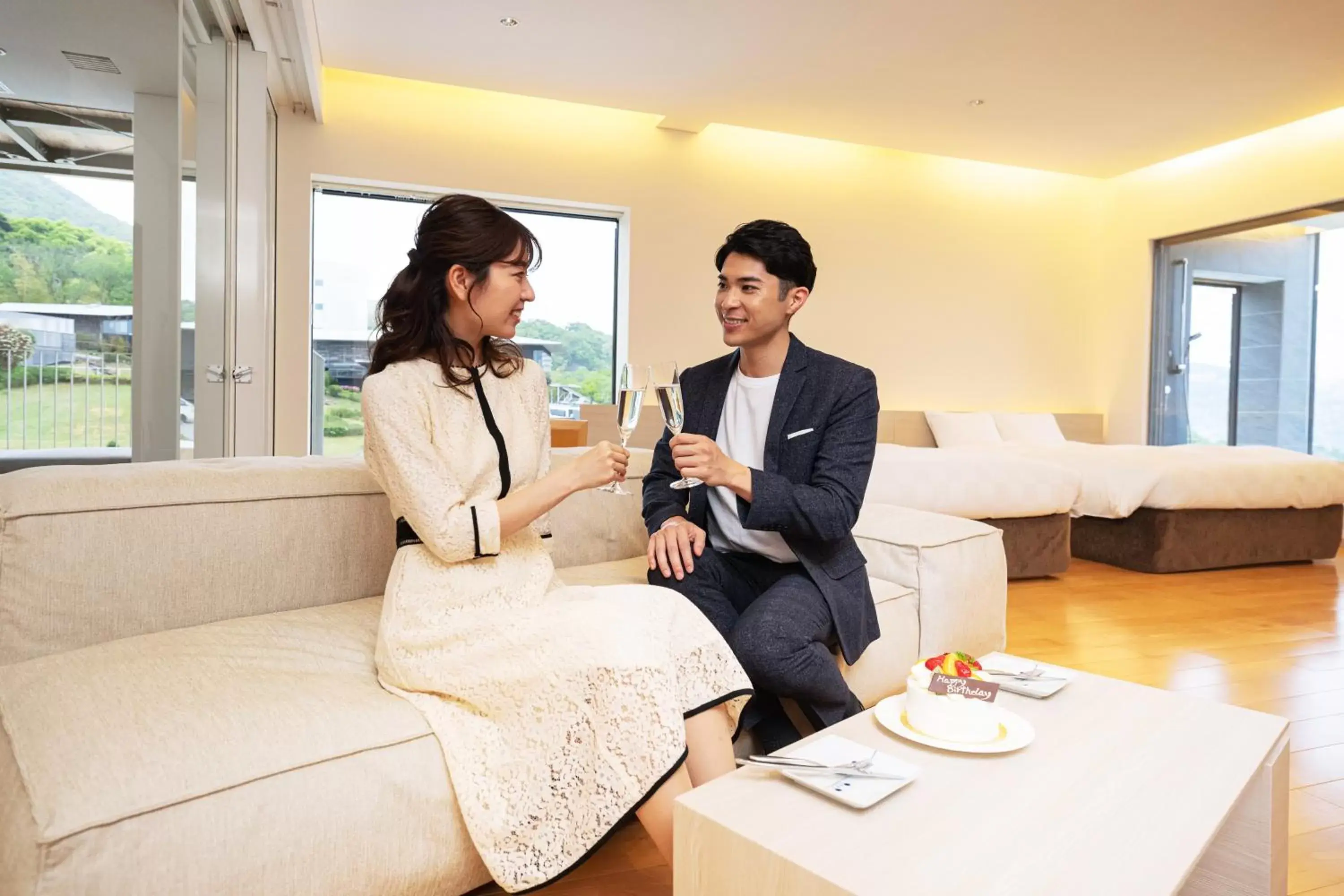 Guests in Garden Terrace Nagasaki Hotel & Resort