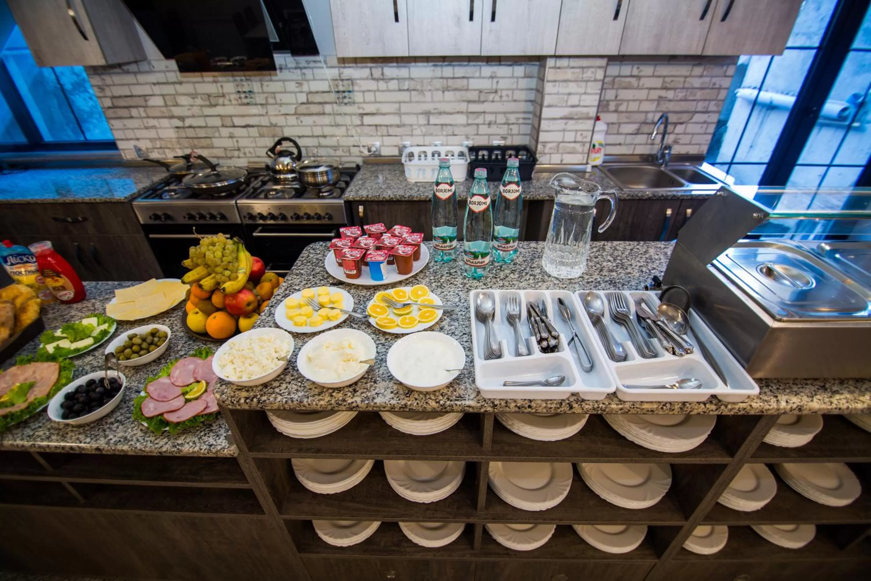 Buffet breakfast in Milano Palace Borjomi