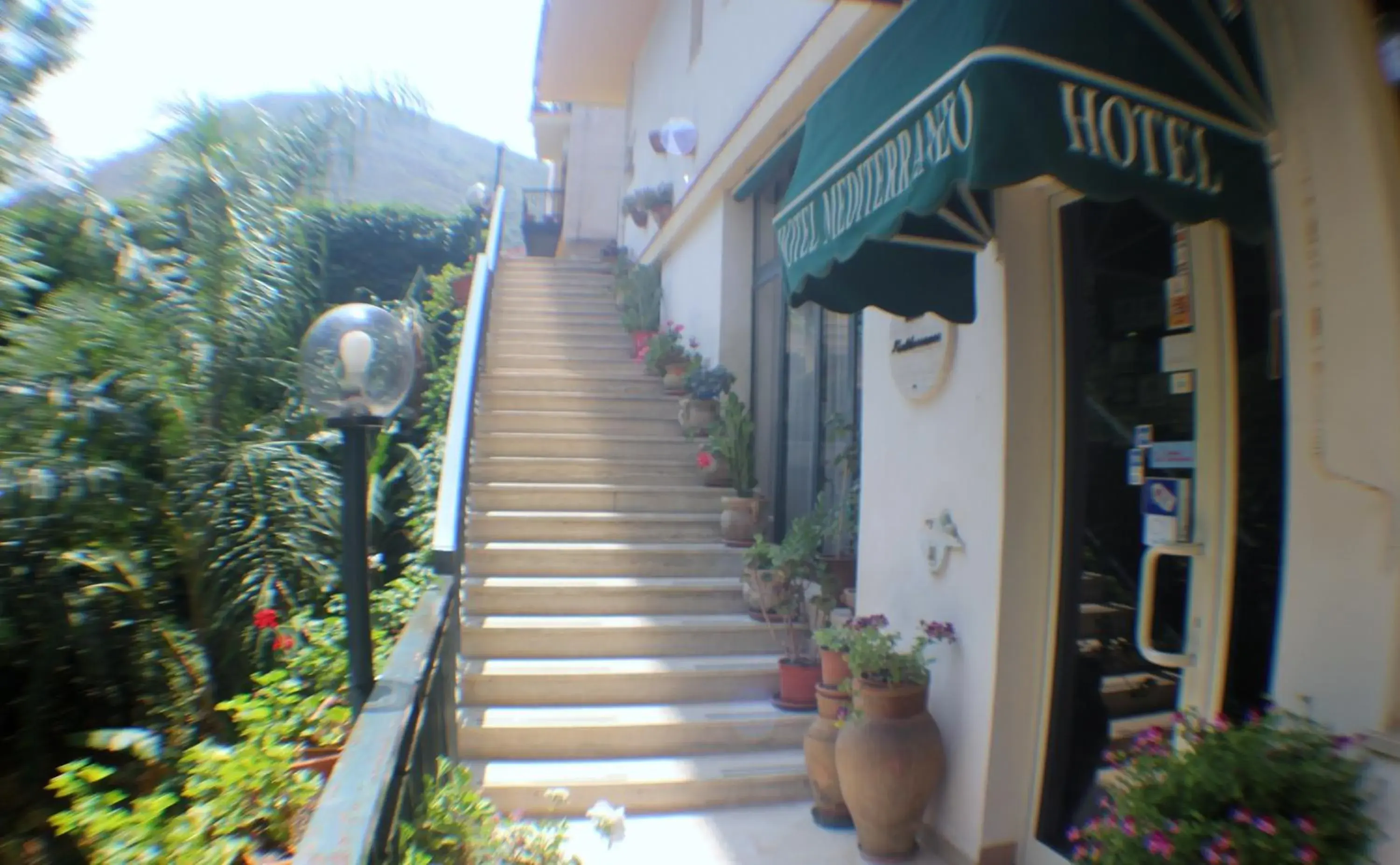 Facade/entrance in Hotel Mediterraneo