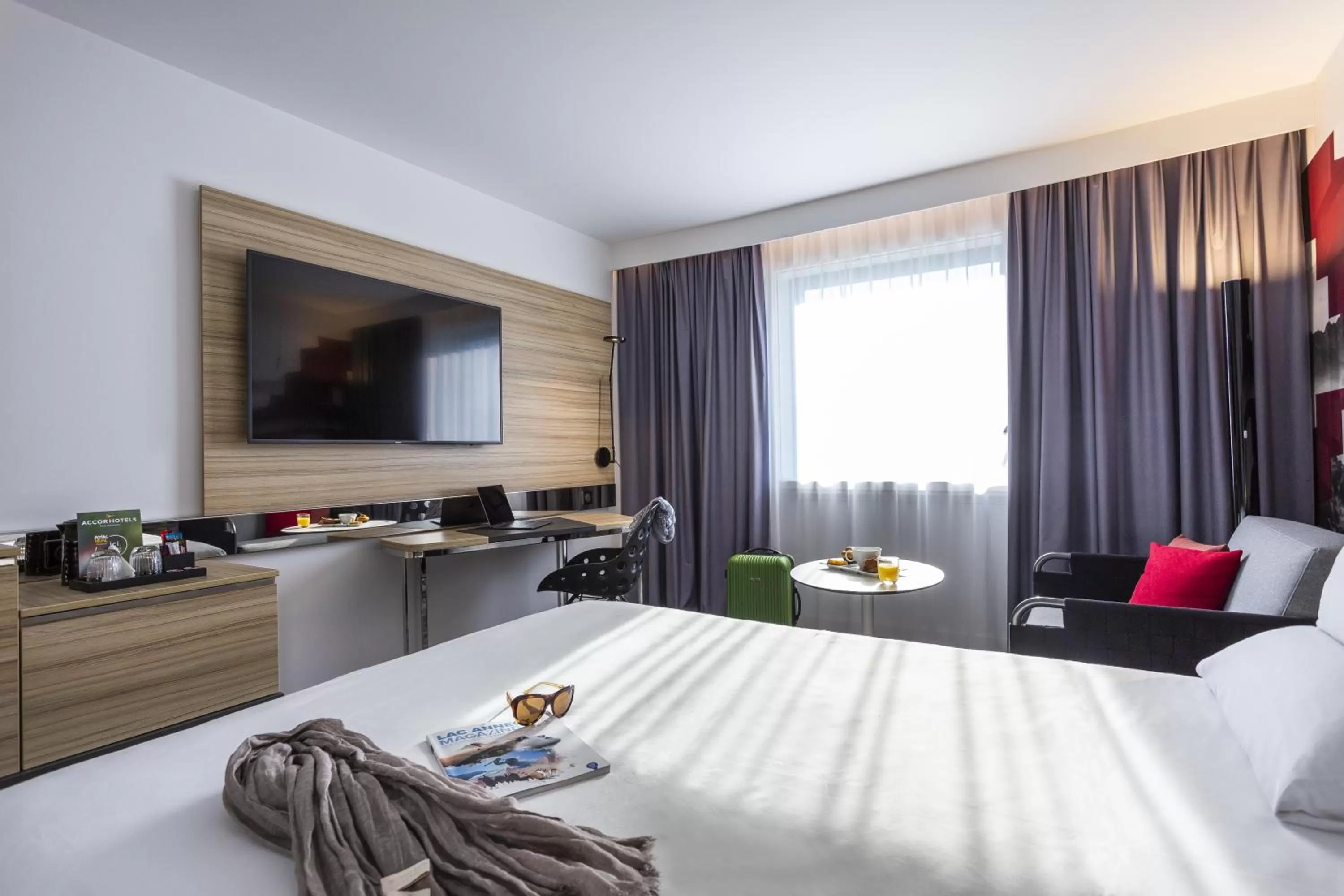 Bedroom, Bed in Novotel Annecy Centre