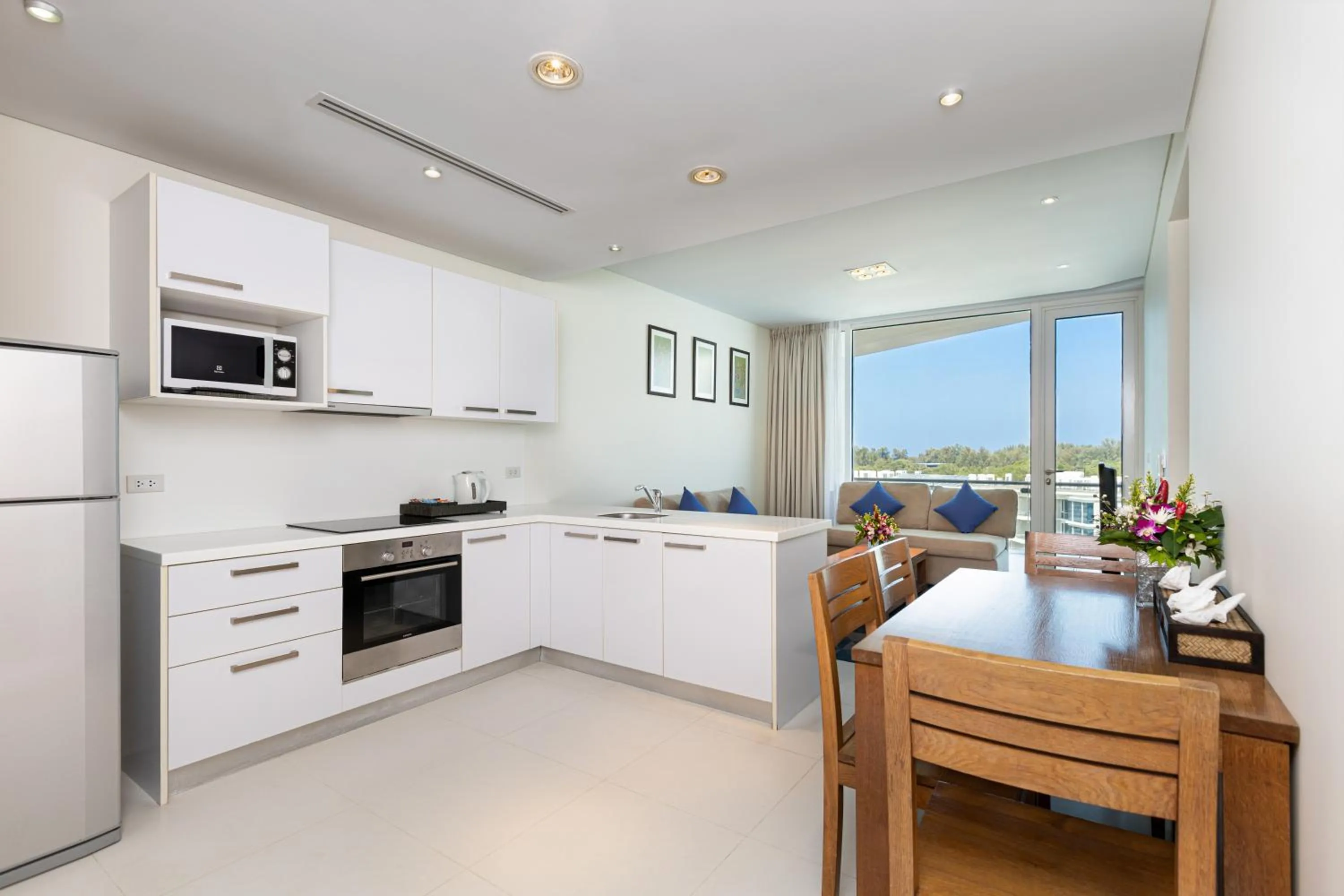 Kitchen or kitchenette in Splash Beach Resort Phuket Family-Friendly Water Park Resort Near Phuket Airport