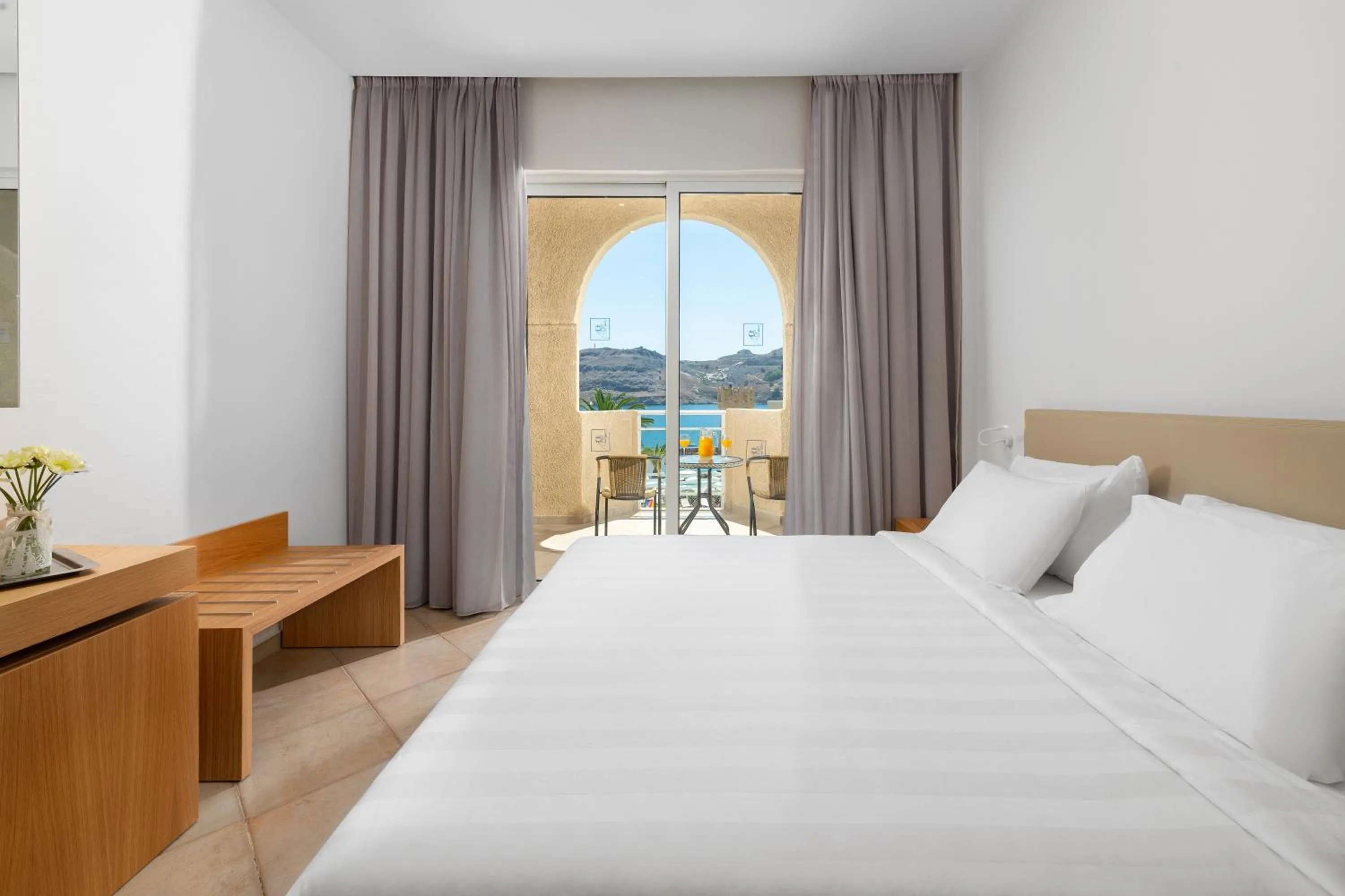 Deluxe Double or Twin Room with Sea View in Lindos Royal Resort