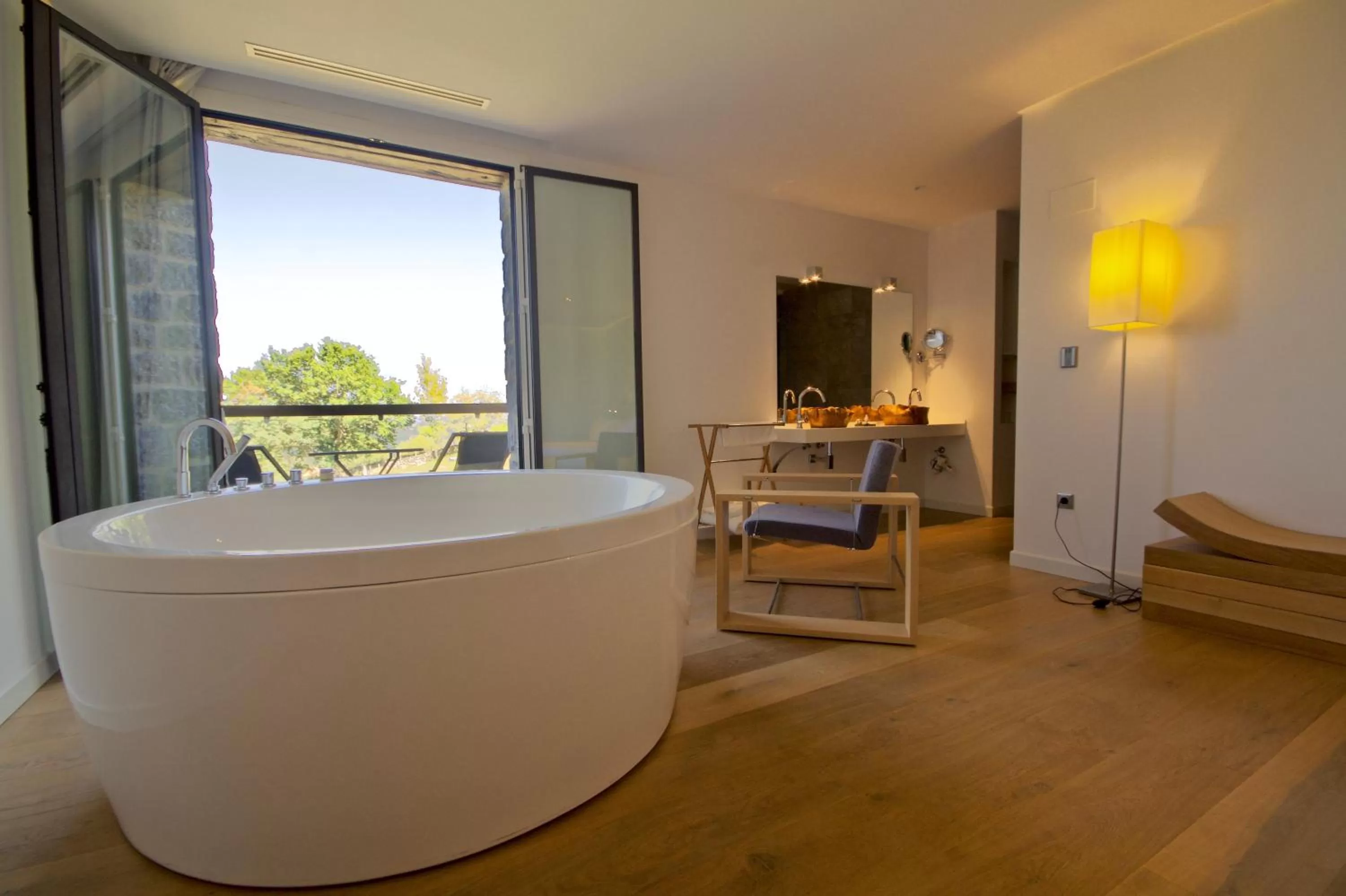 Garden view, Bathroom in Arantza Hotela- Adults Only