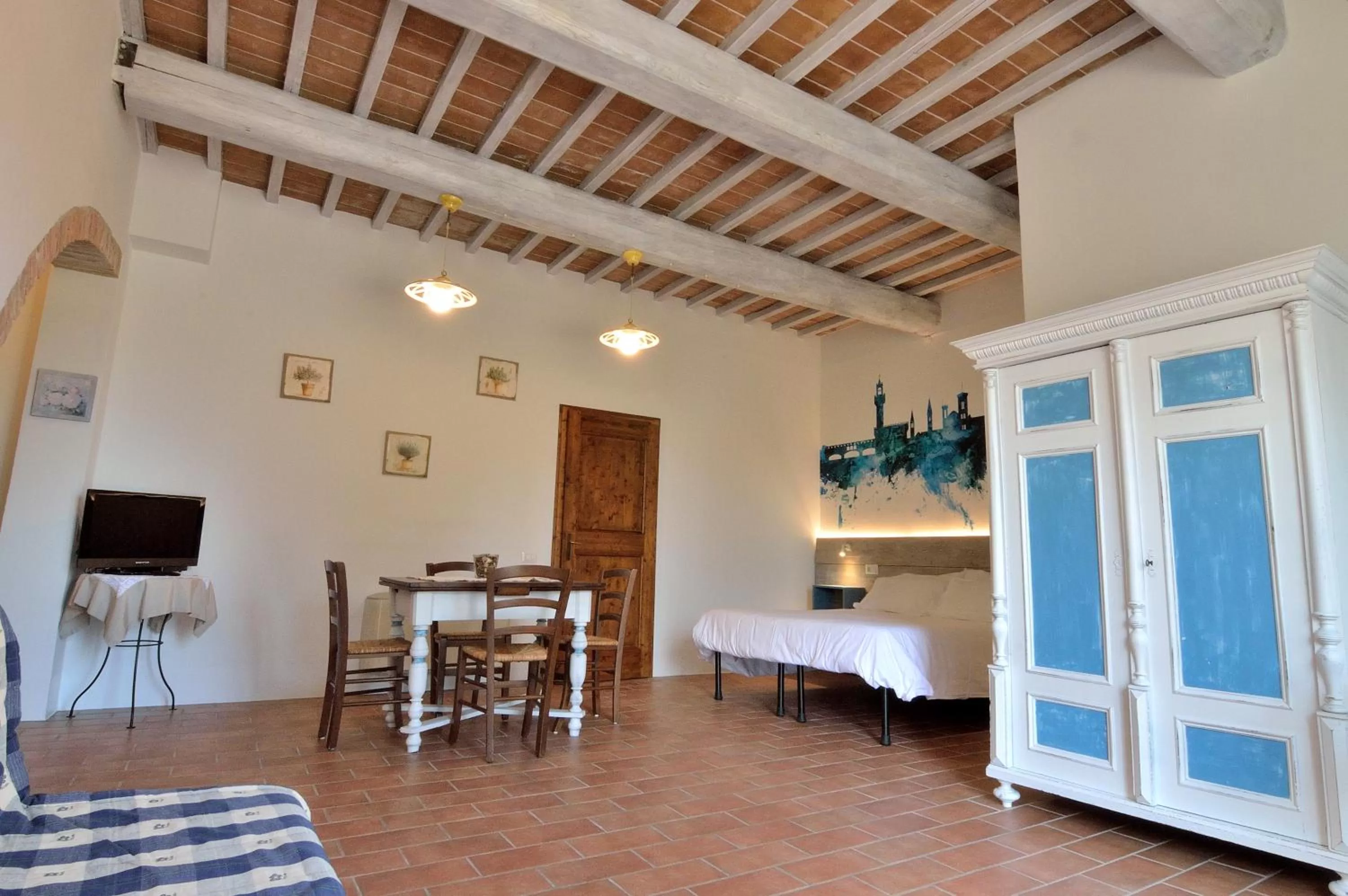 Bedroom, Dining Area in Podere Benintendi