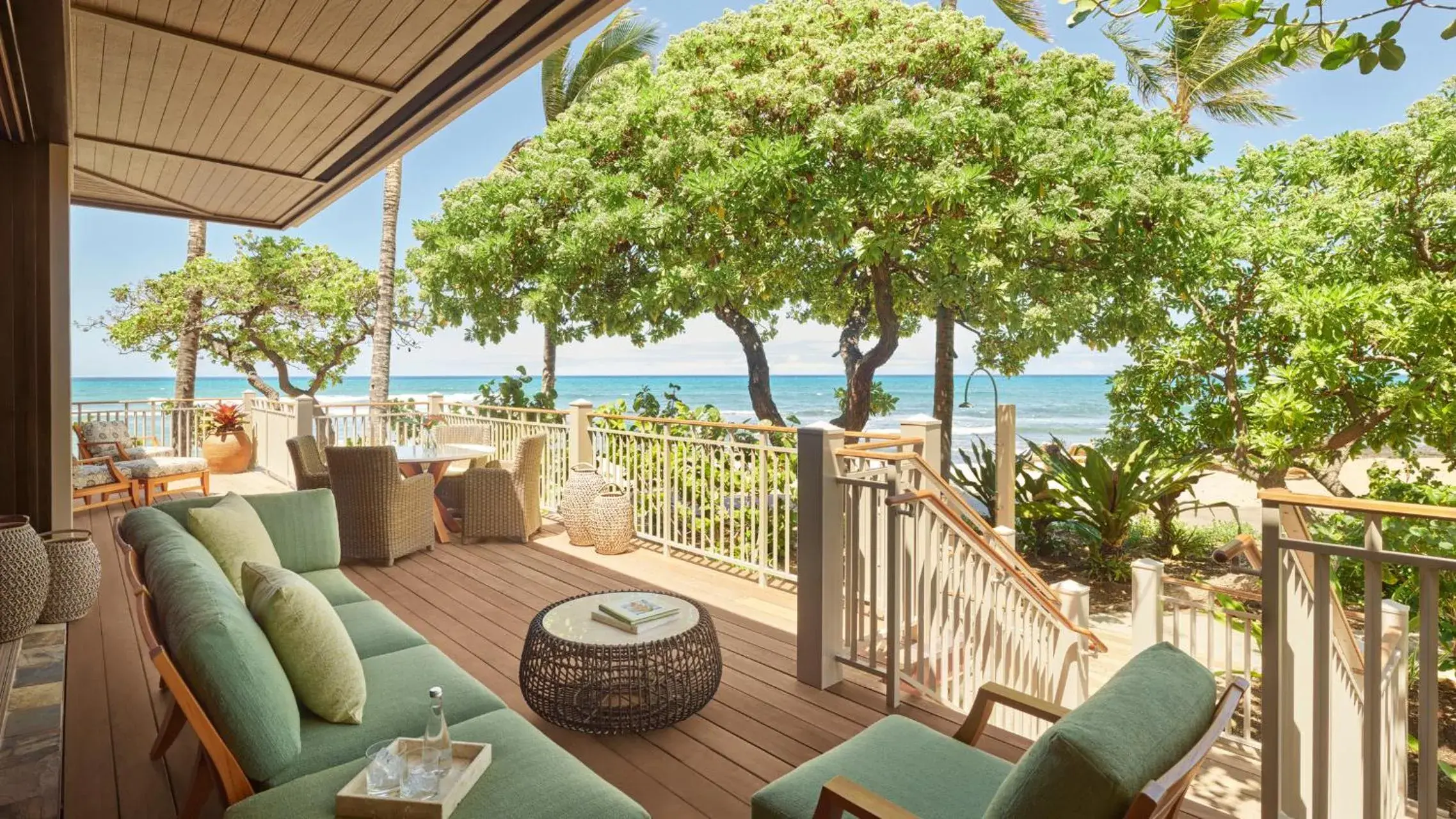 Patio in Four Seasons Resort Hualalai