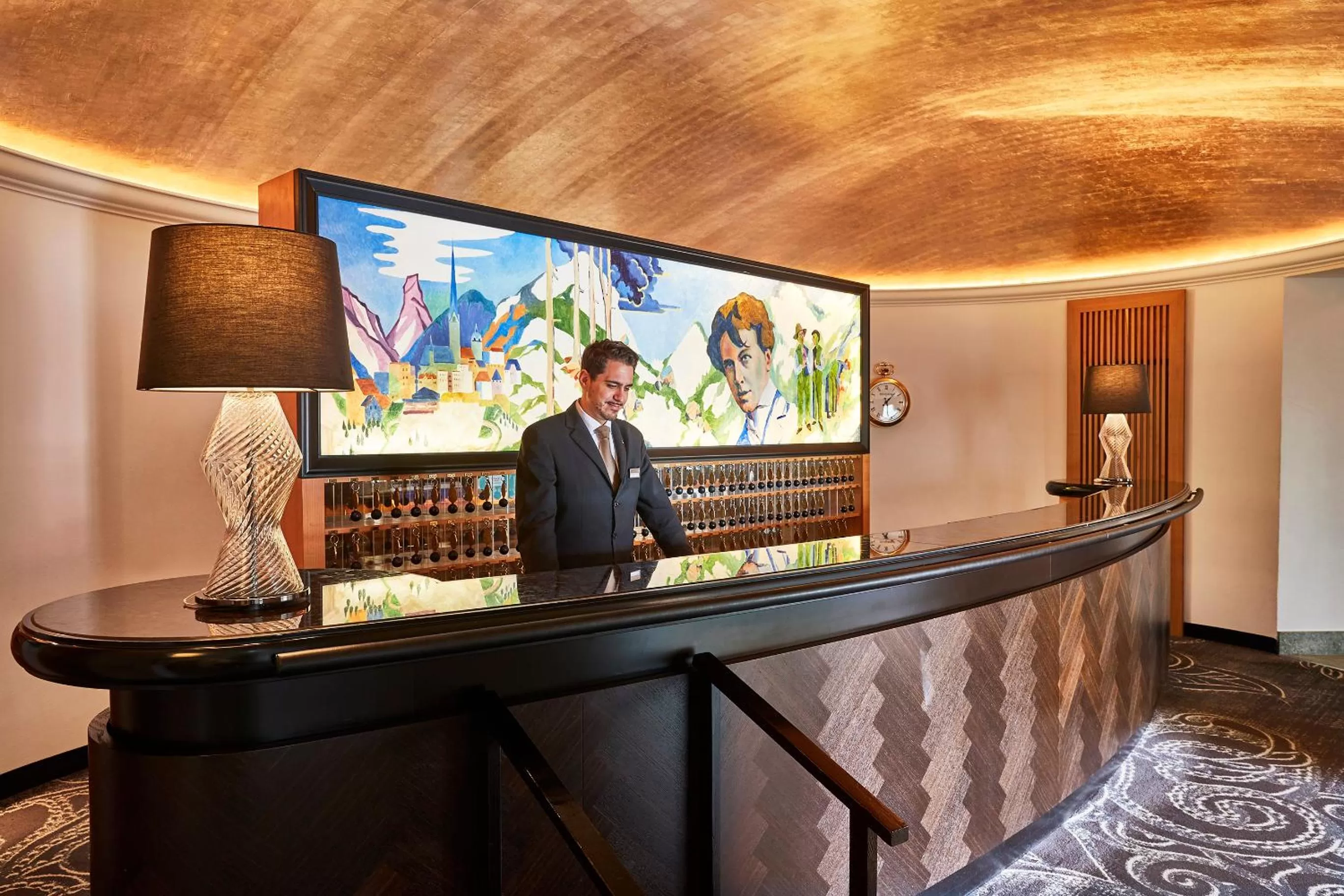 Lobby or reception in Steigenberger Icon Grandhotel Belvédère