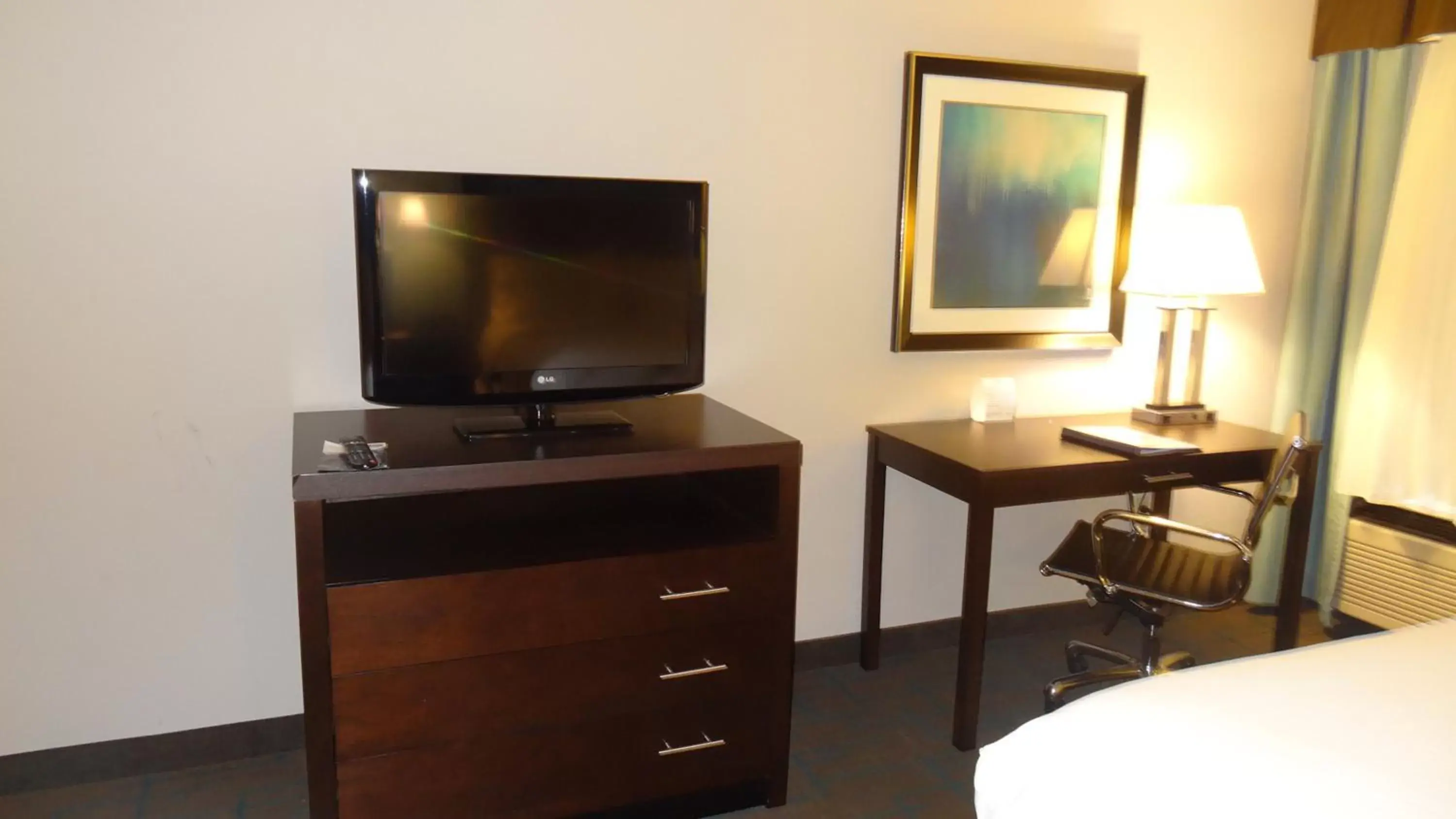 Photo of the whole room, TV/Entertainment Center in Holiday Inn Express Hotel Kansas City - Bonner Springs, an IHG Hotel