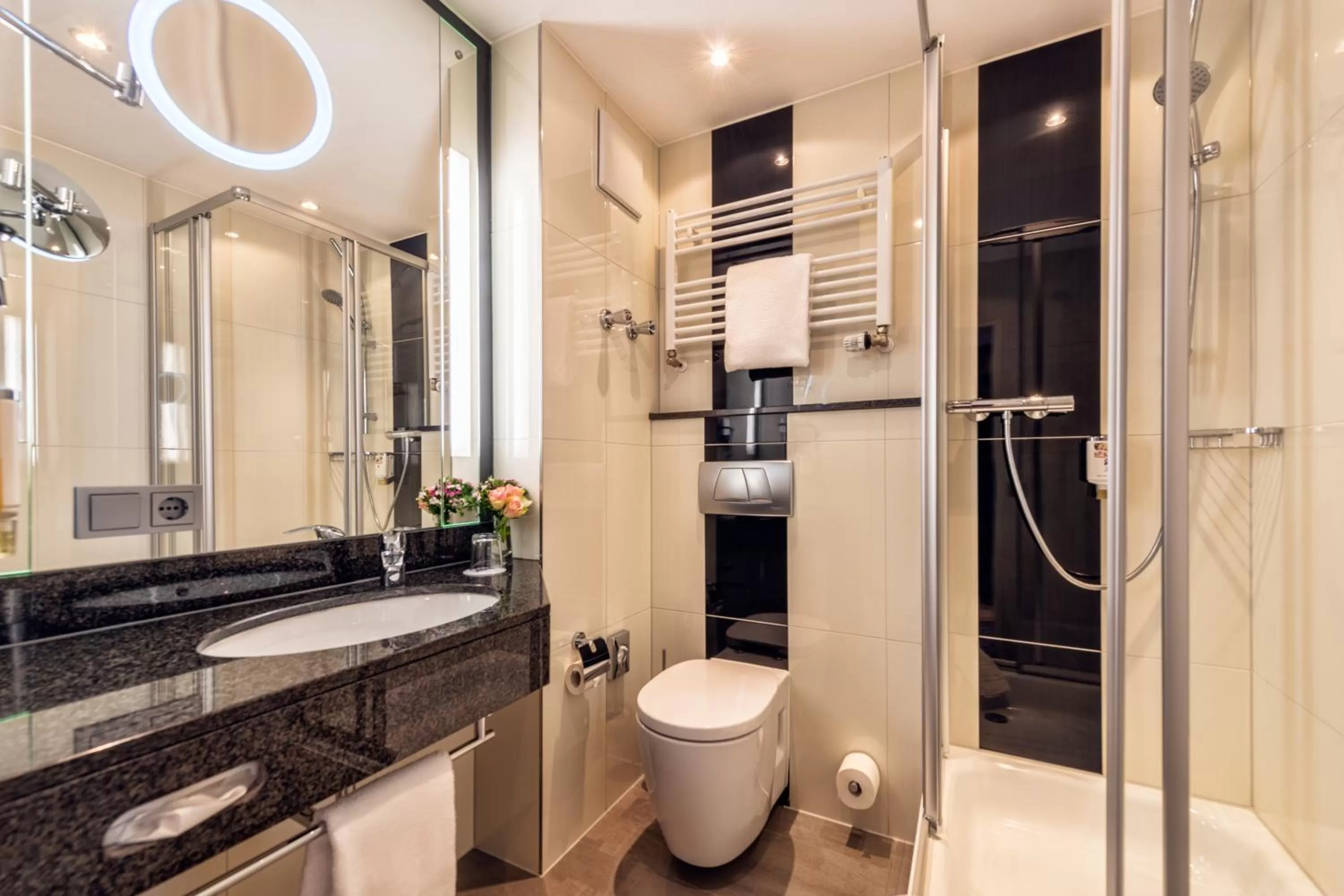 Shower in Best Western Plus Hotel Stadtquartier Haan