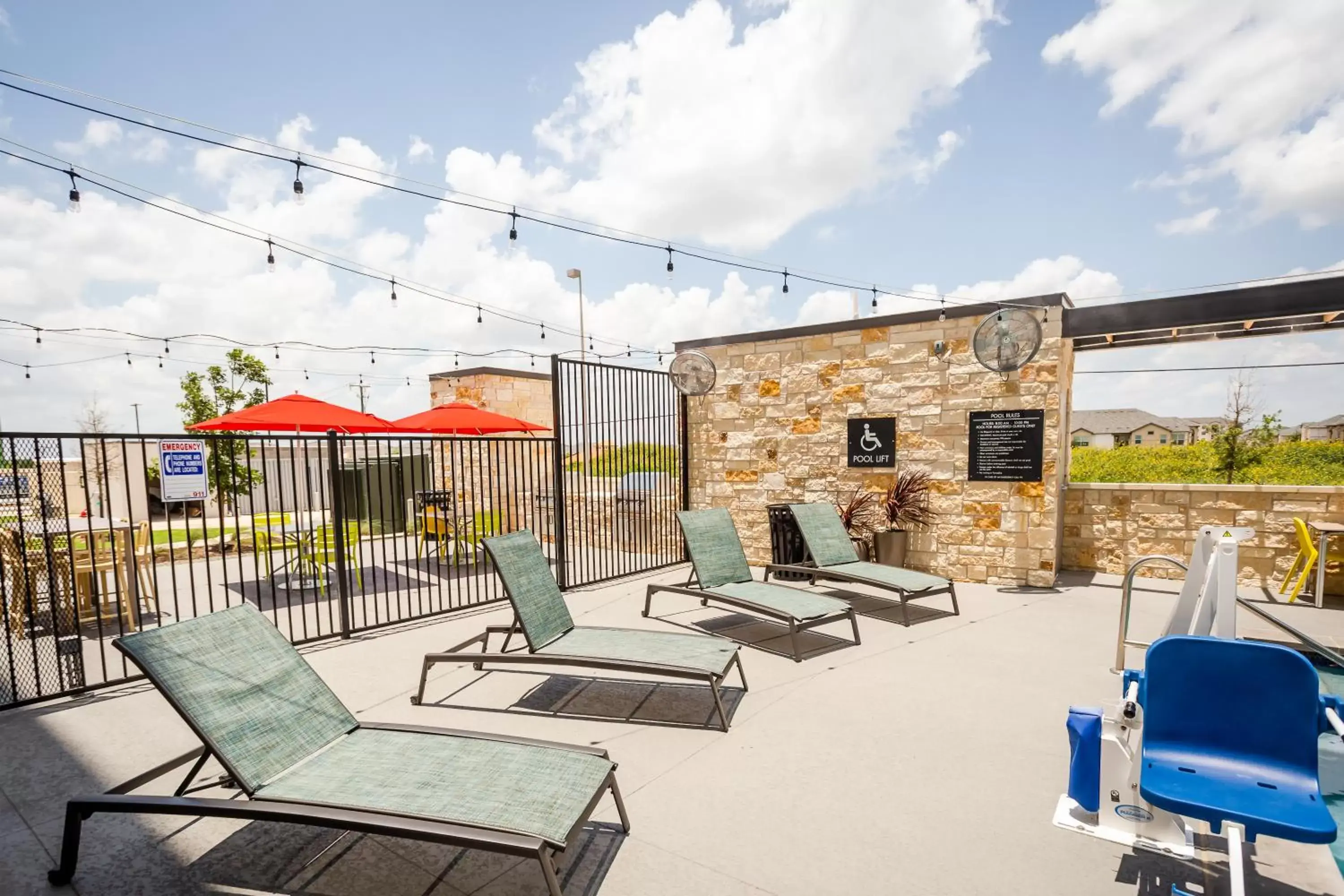 Patio in Home2 Suites by Hilton Pflugerville, TX