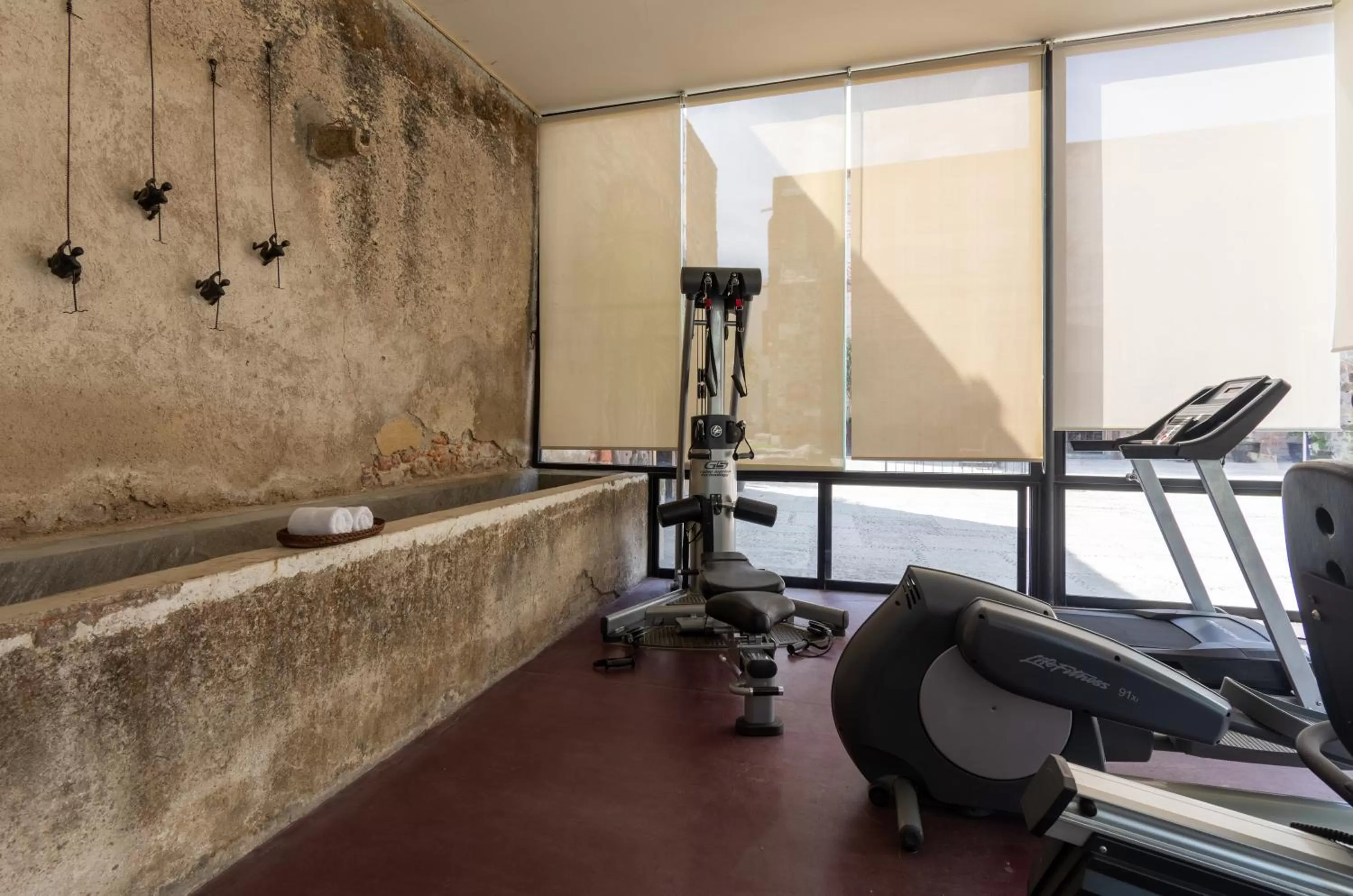 Fitness centre/facilities in Hotel Hacienda San Cristóbal