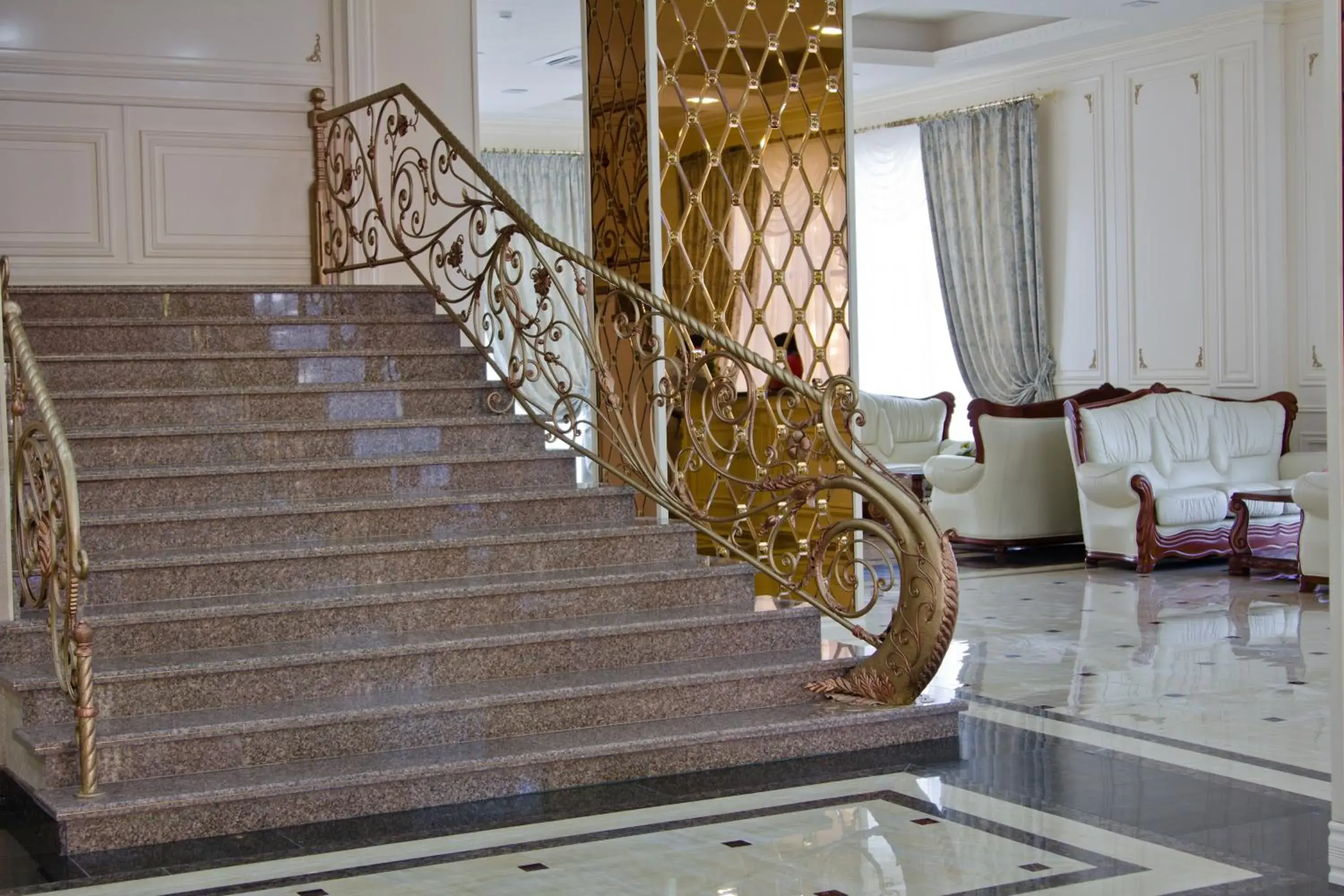 Lobby or reception in Plaza Hotel Bishkek
