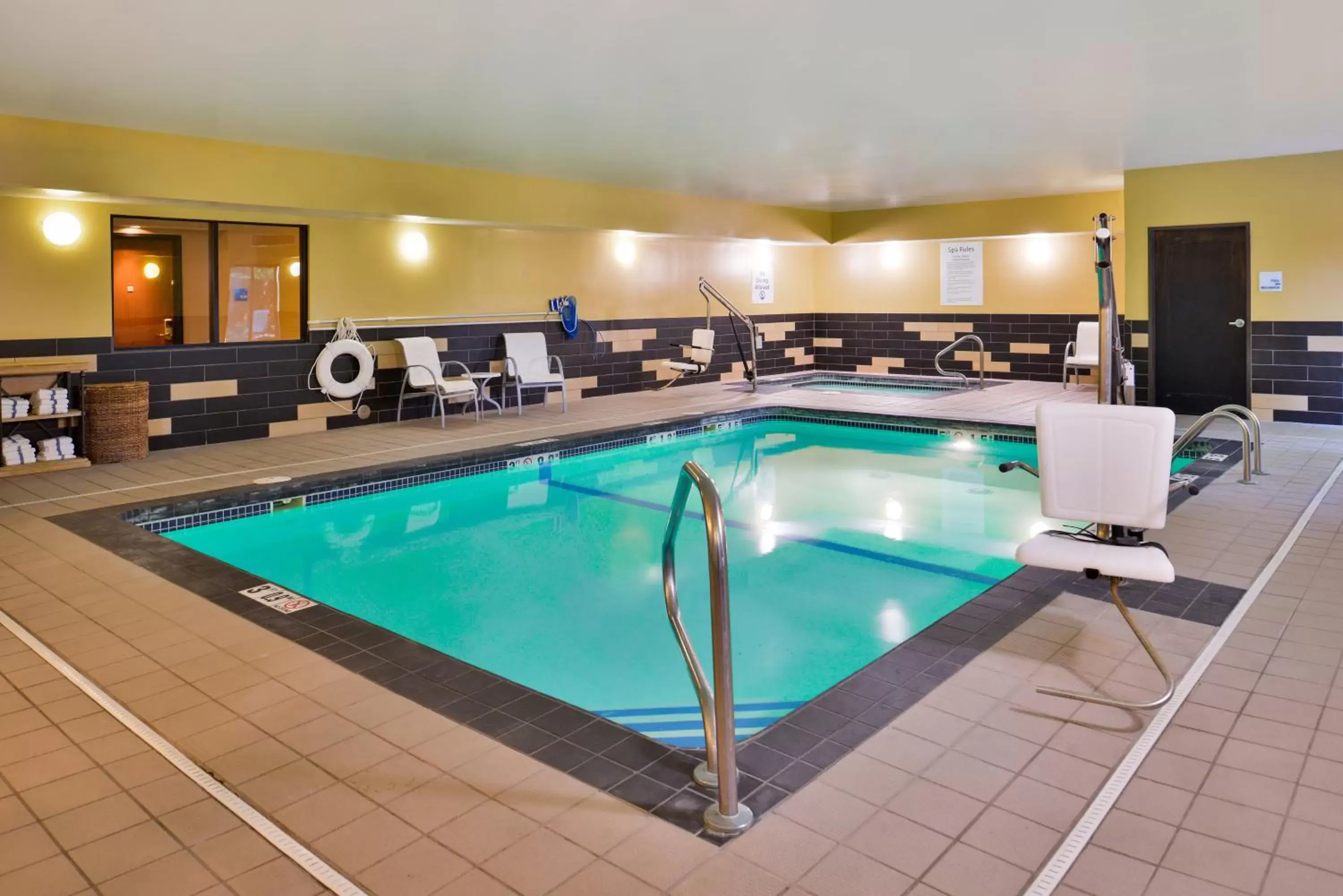 Swimming Pool in Holiday Inn Express Hotels & Suites Topeka West, an IHG Hotel