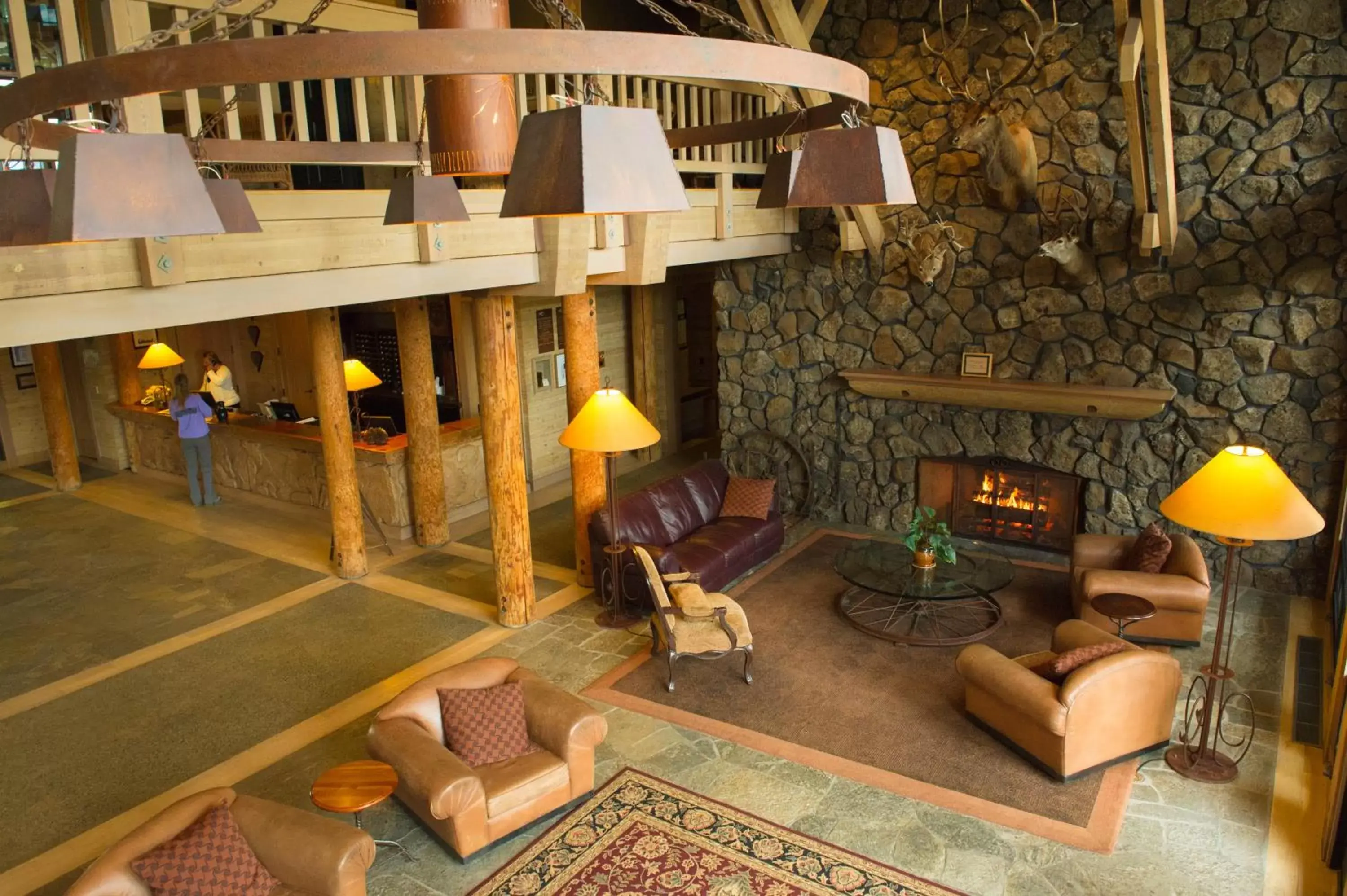 Lobby or reception in Sun Mountain Lodge