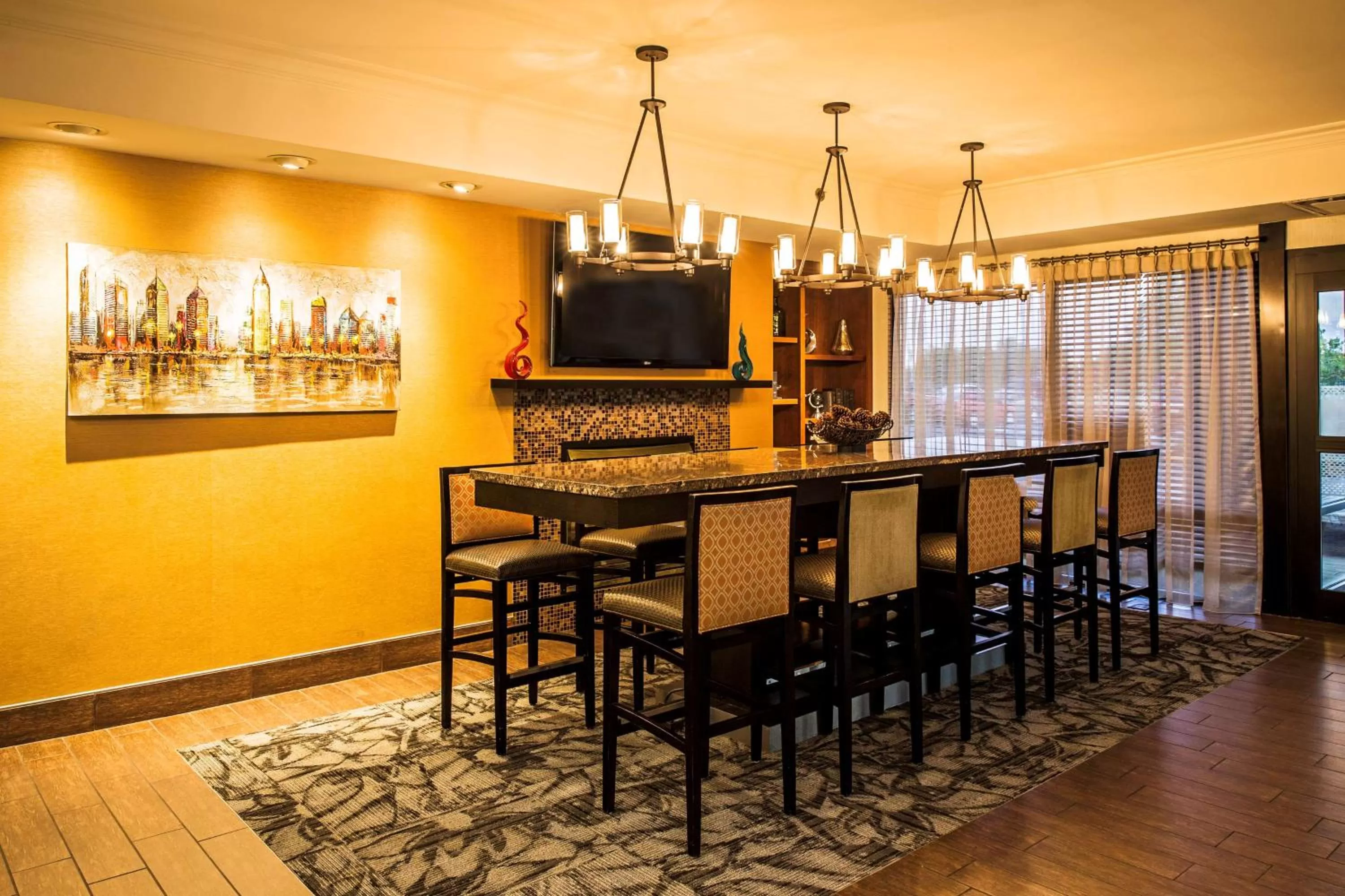 Lobby or reception in Hampton Inn Philadelphia-Airport