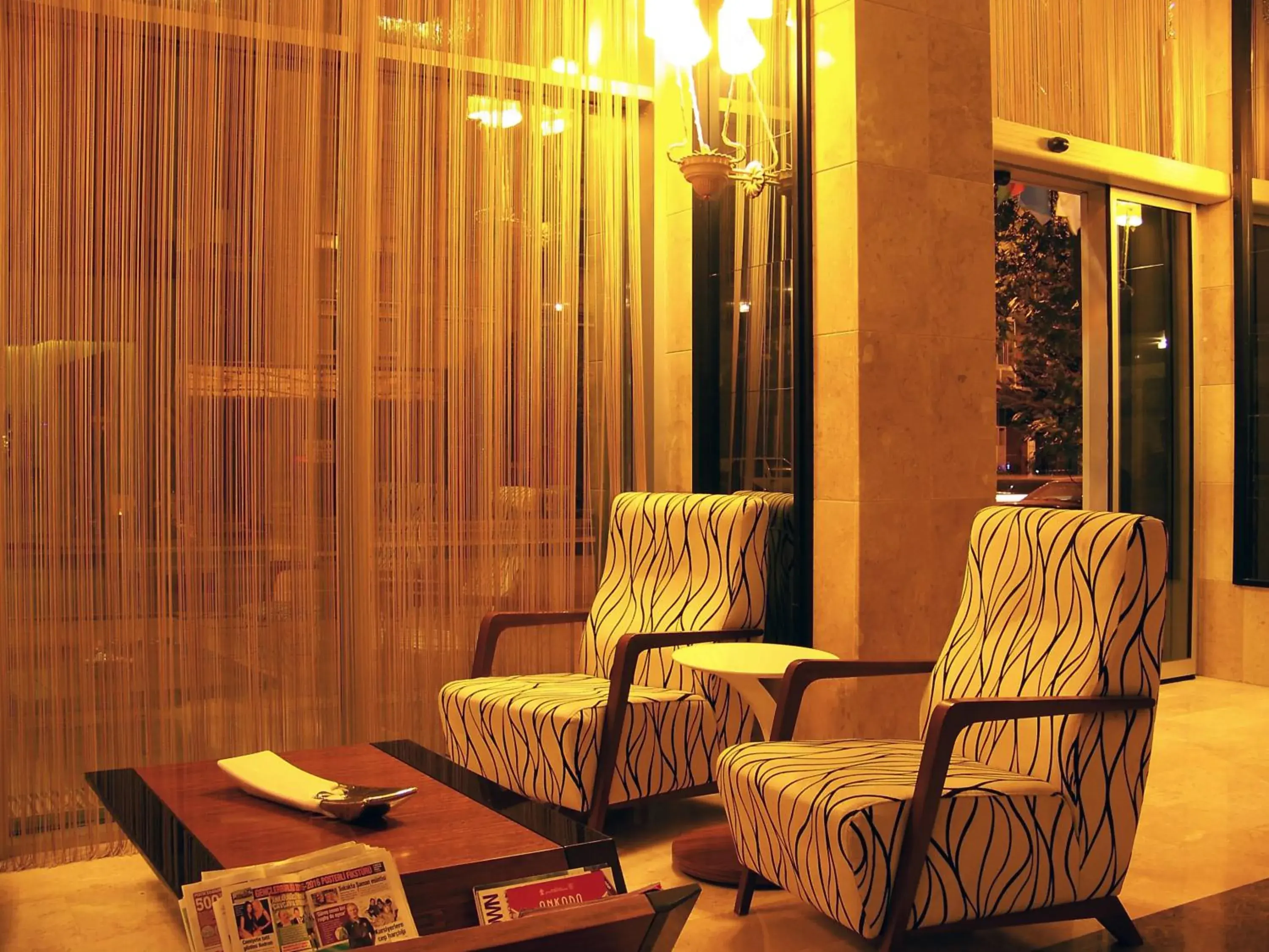 Night, Seating Area in Esila Hotel