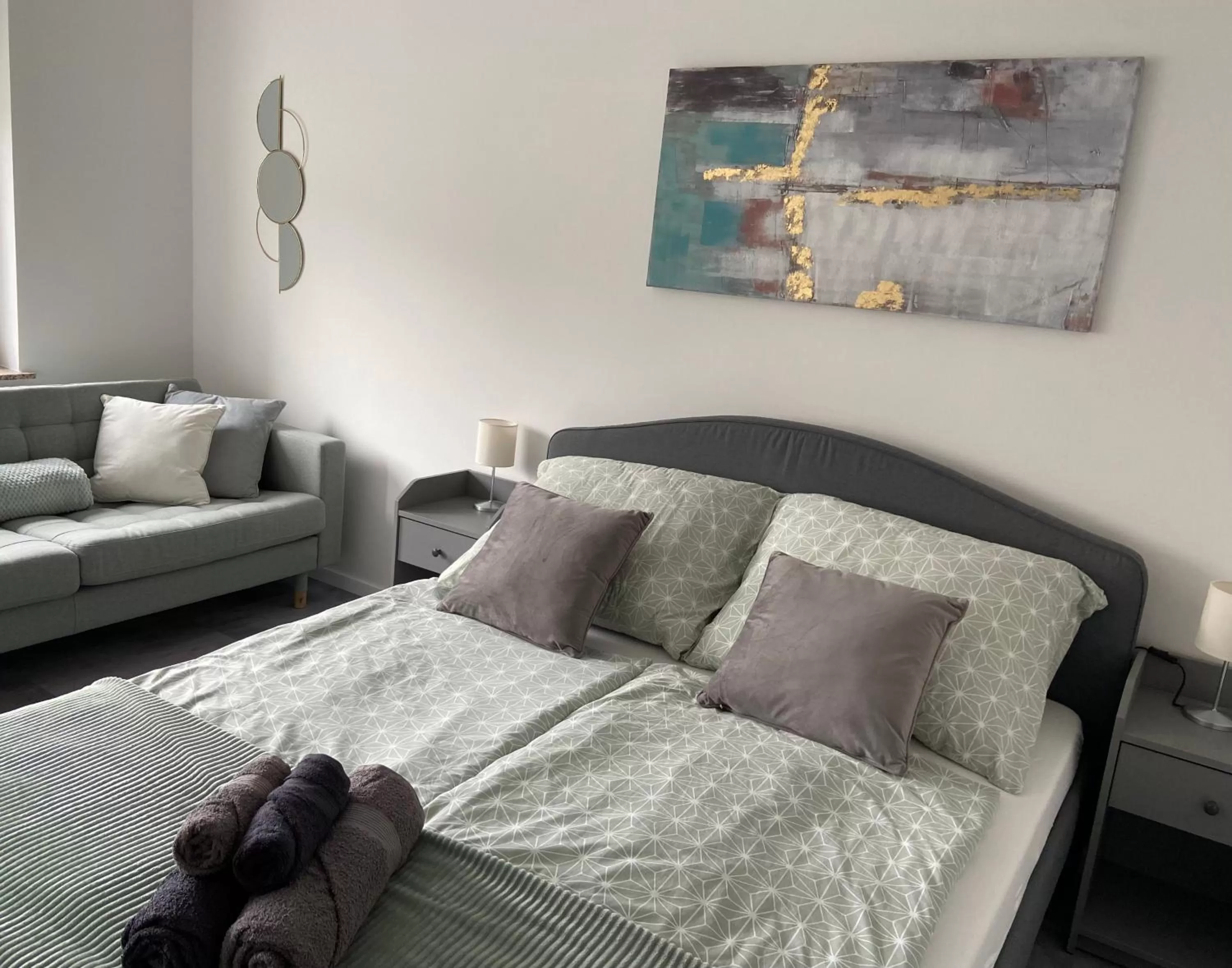 Bed in Villa Tara Bük