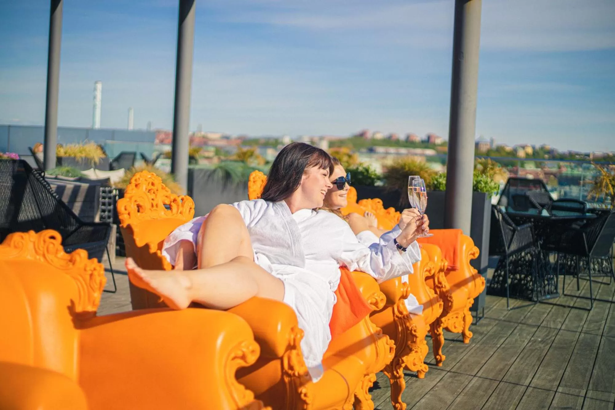 People in Radisson Blu Riverside Hotel