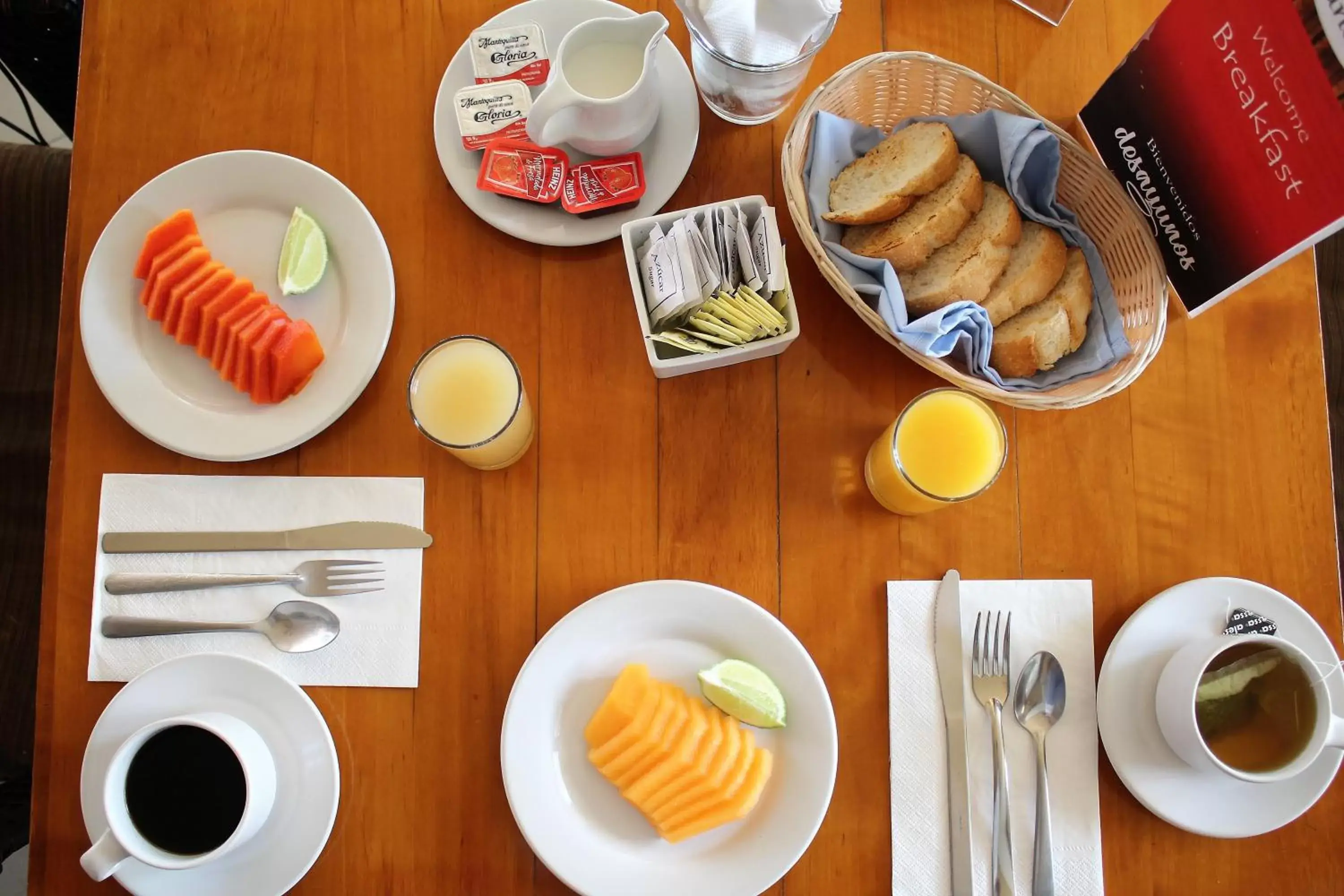 Continental breakfast, Breakfast in Hotel Plaza Kokai Cancún