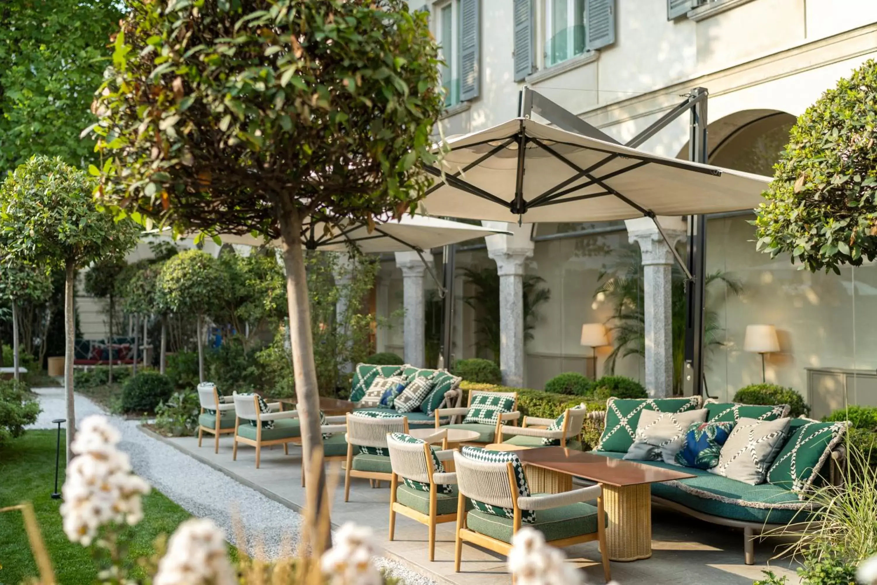 Garden in Four Seasons Hotel Milano