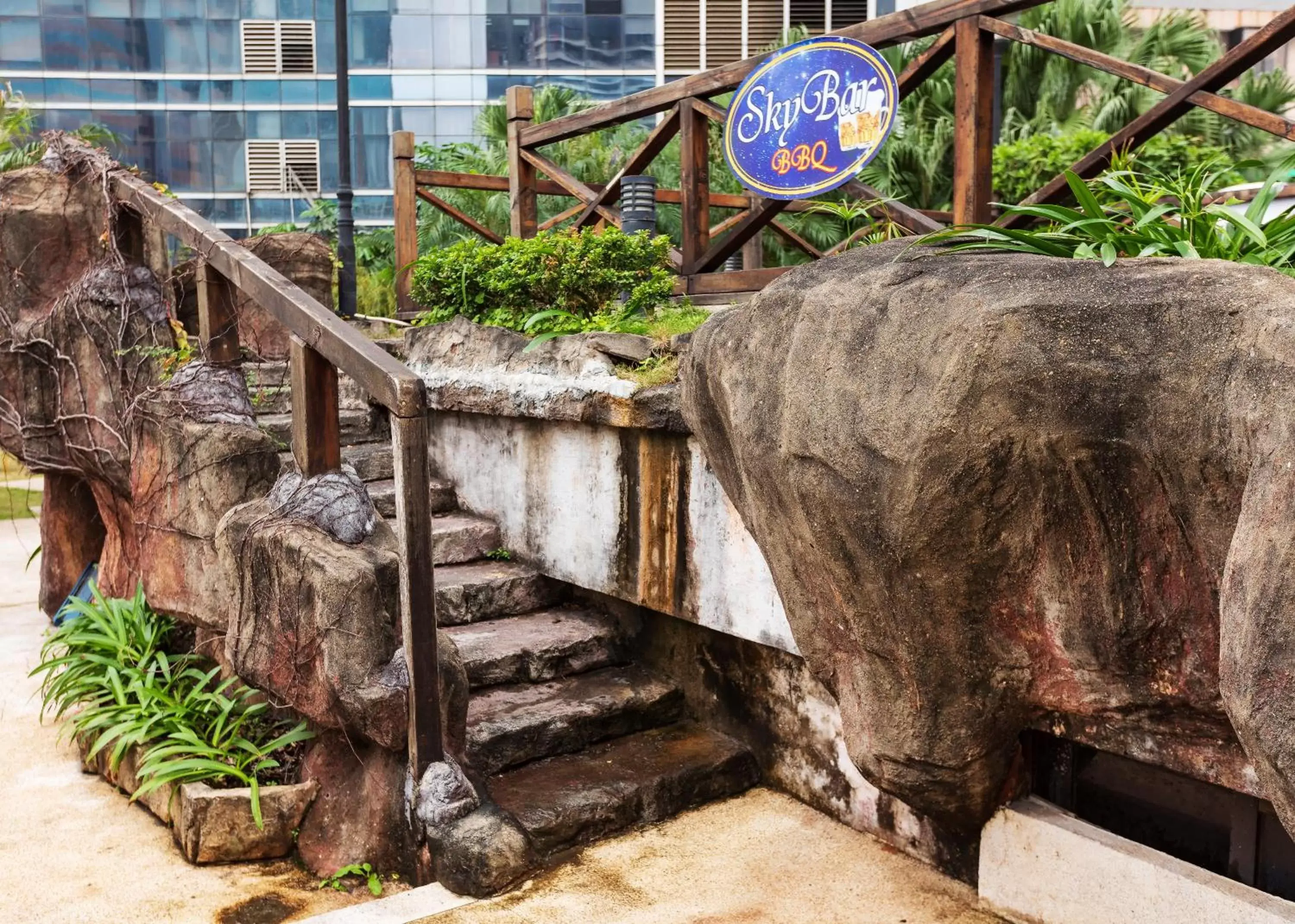 Patio in Ocean Hotel