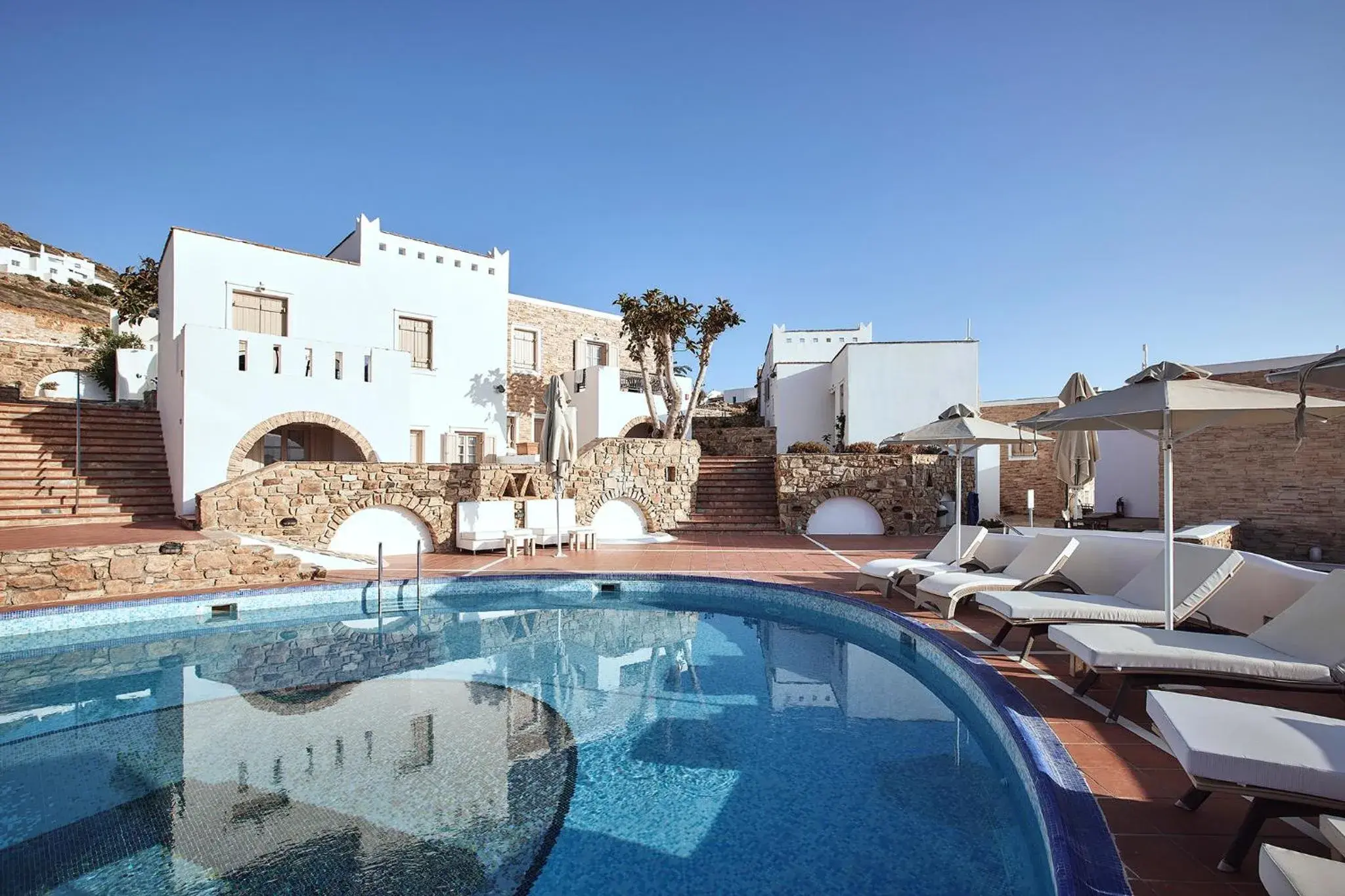 Property building, Swimming Pool in Naxos Magic Village