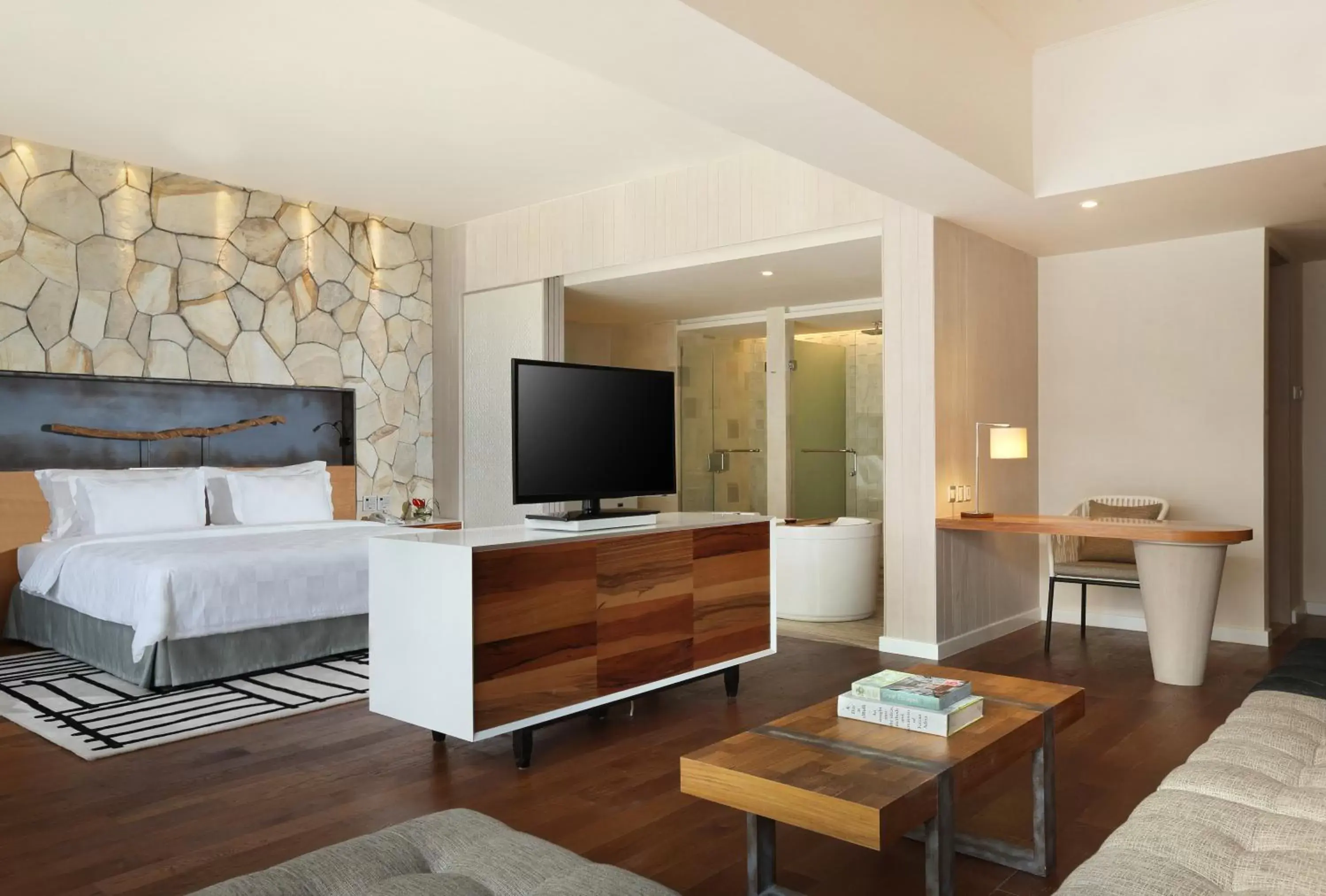 Living room, TV/Entertainment Center in TS SUITES Seminyak Bali