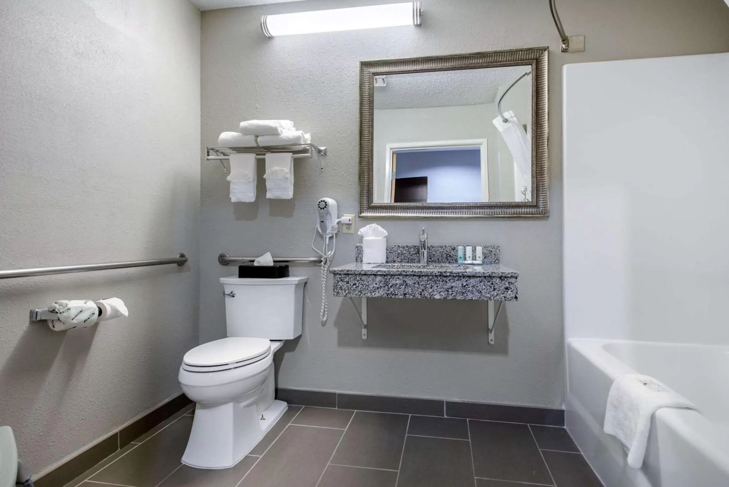 Bathroom in Quality Inn Indianapolis-Brownsburg - Indianapolis West