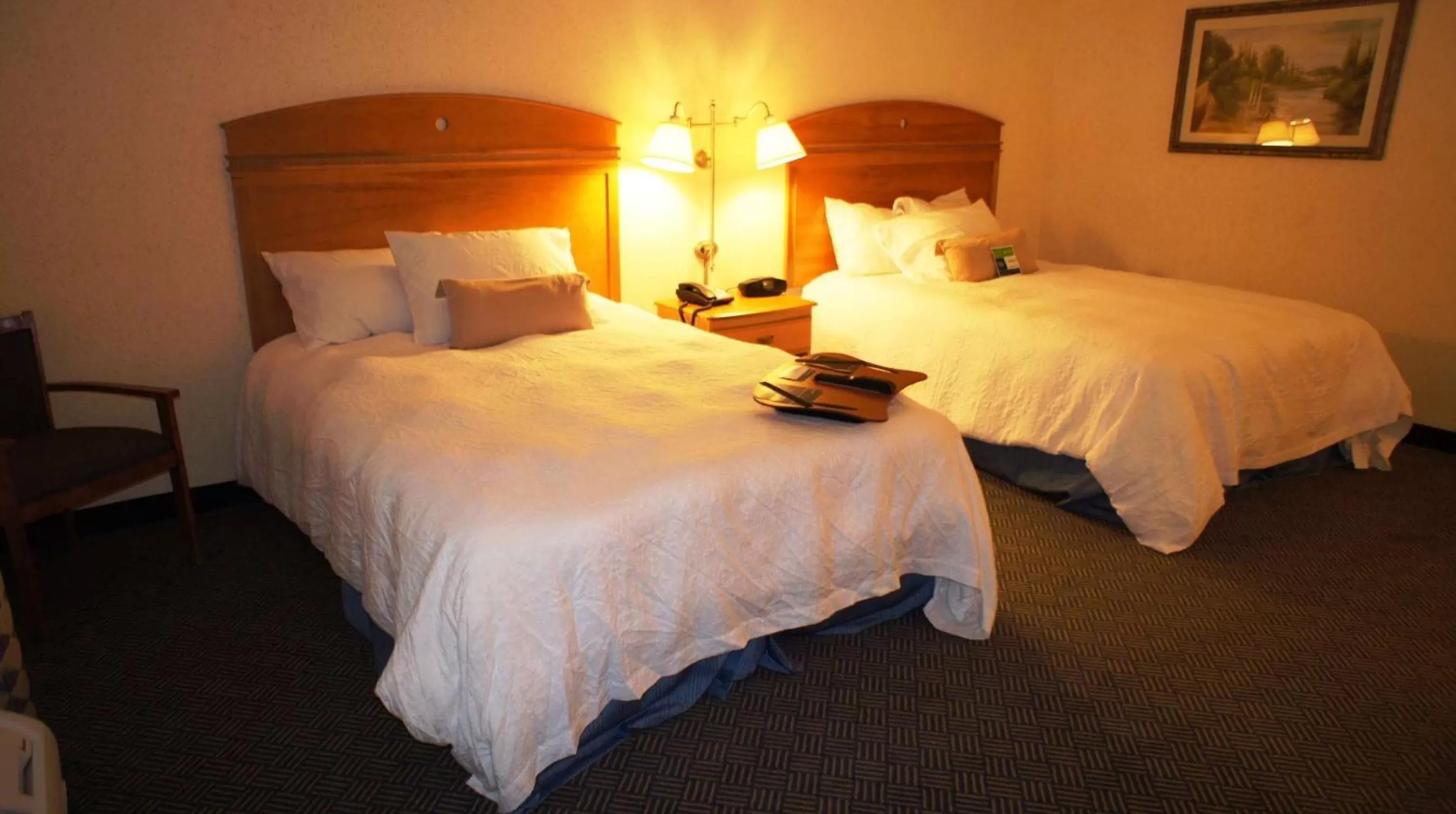 Bed in Hampton Inn Dallas-Rockwall