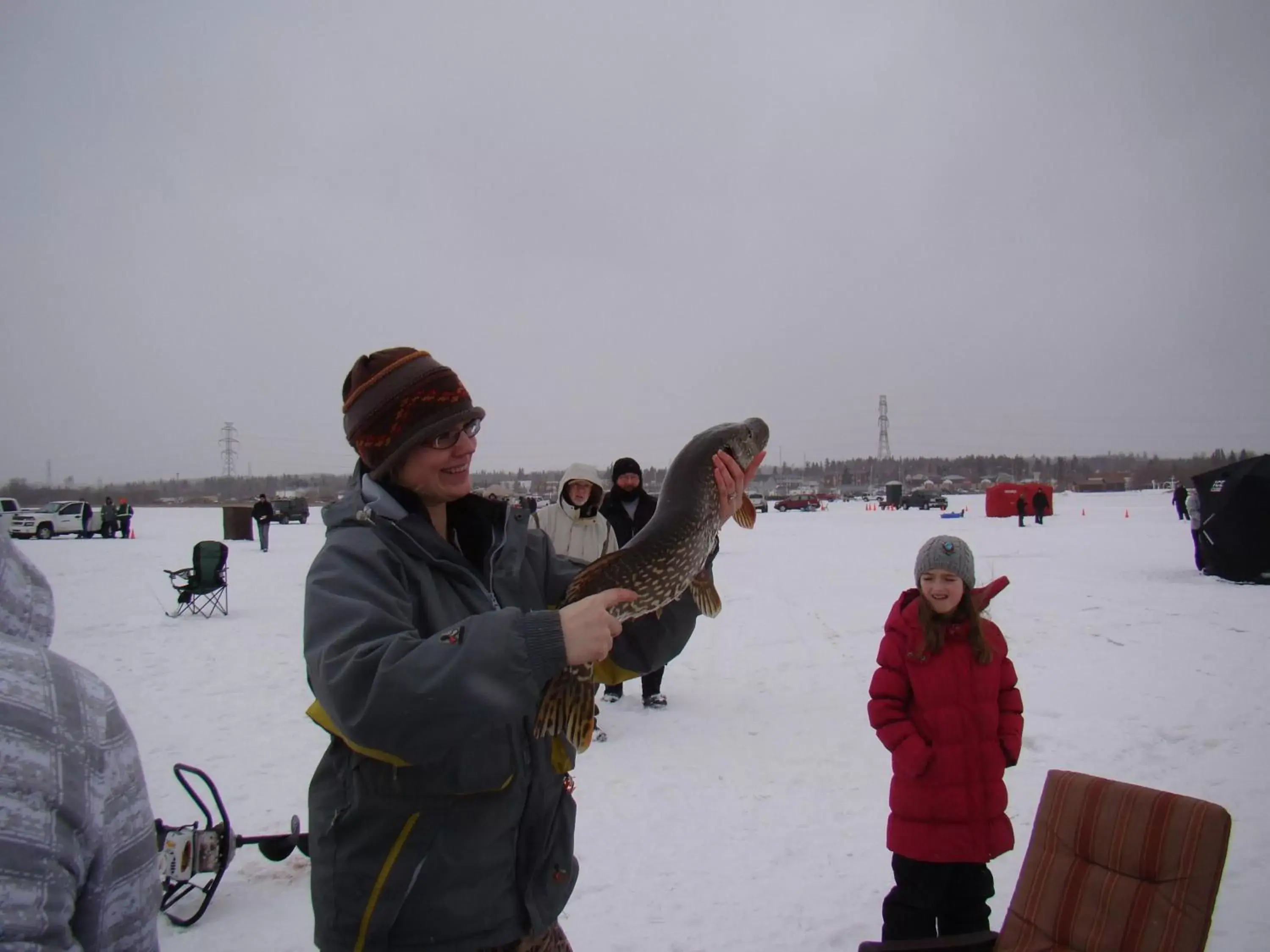 Fishing, Winter in Shoreside Inn & Suites