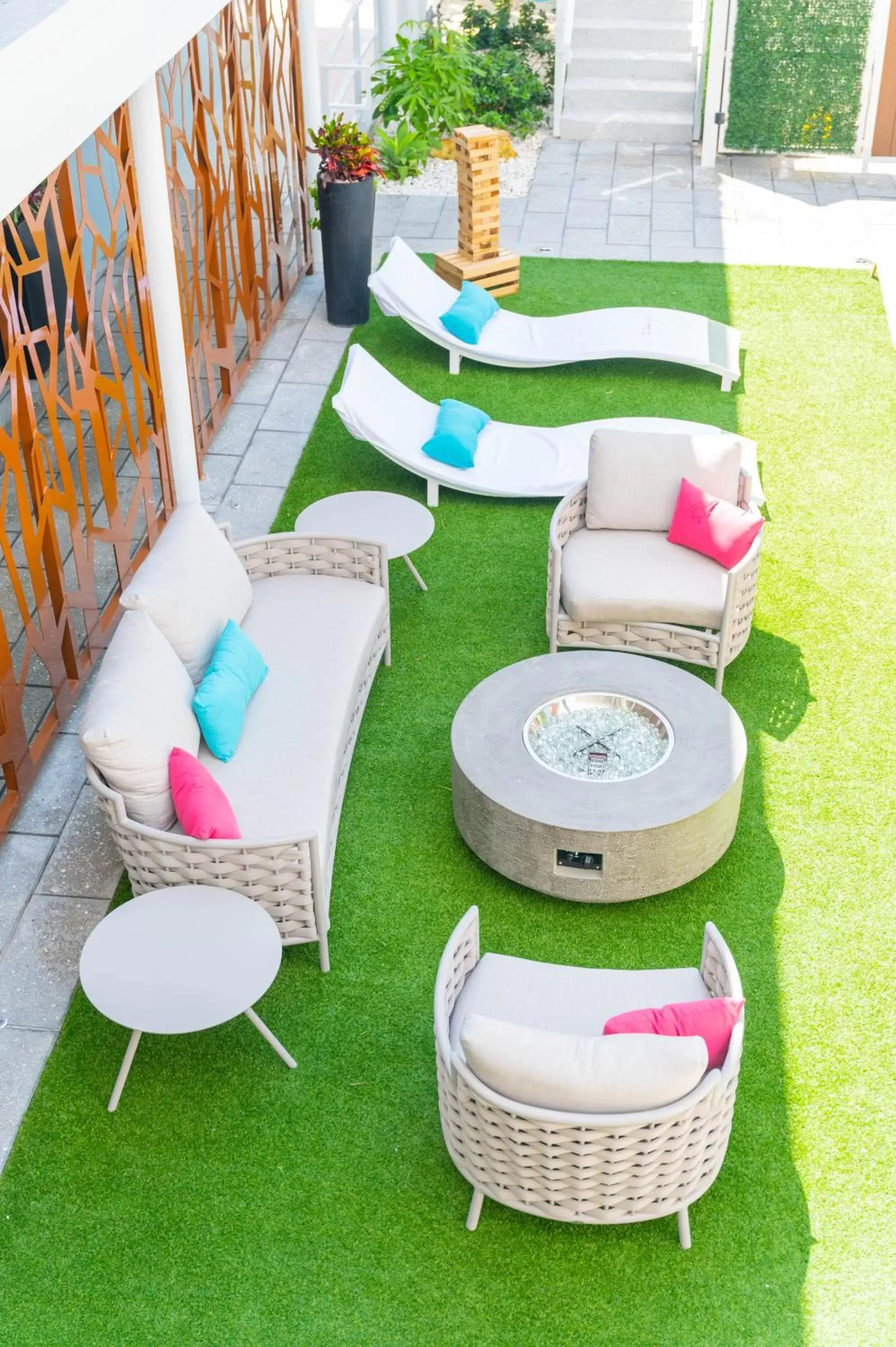 Inner courtyard view, Garden in The Saint Hotel