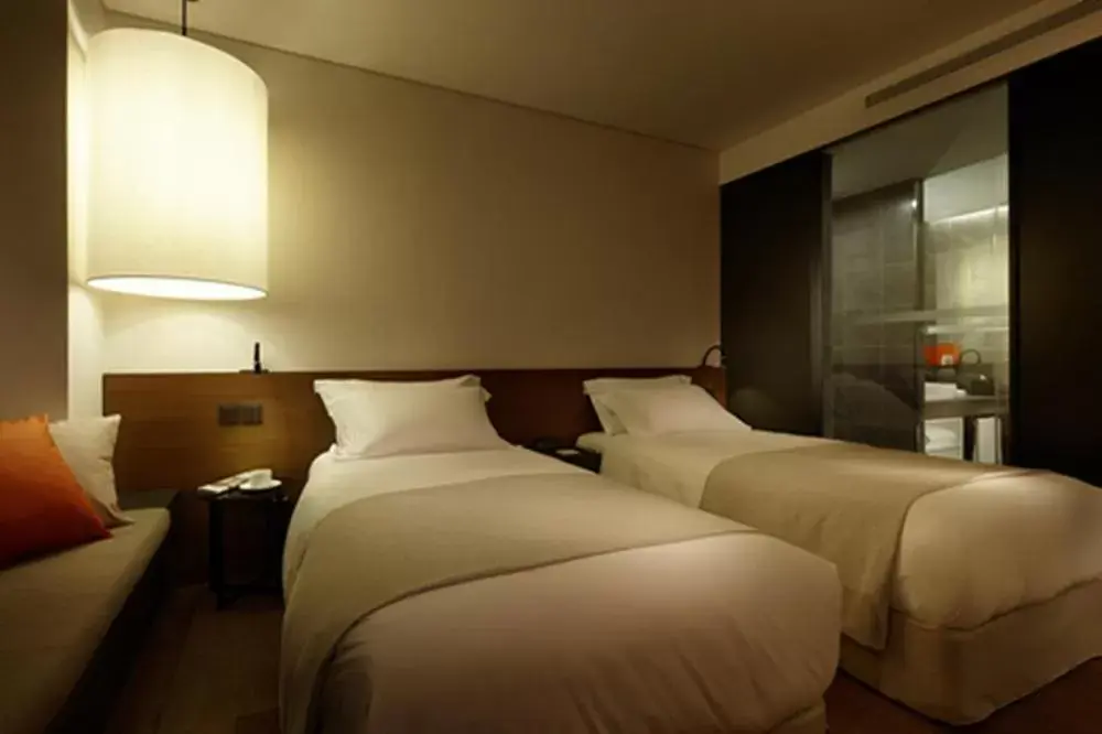 Bed in Shilla Stay Dongtan