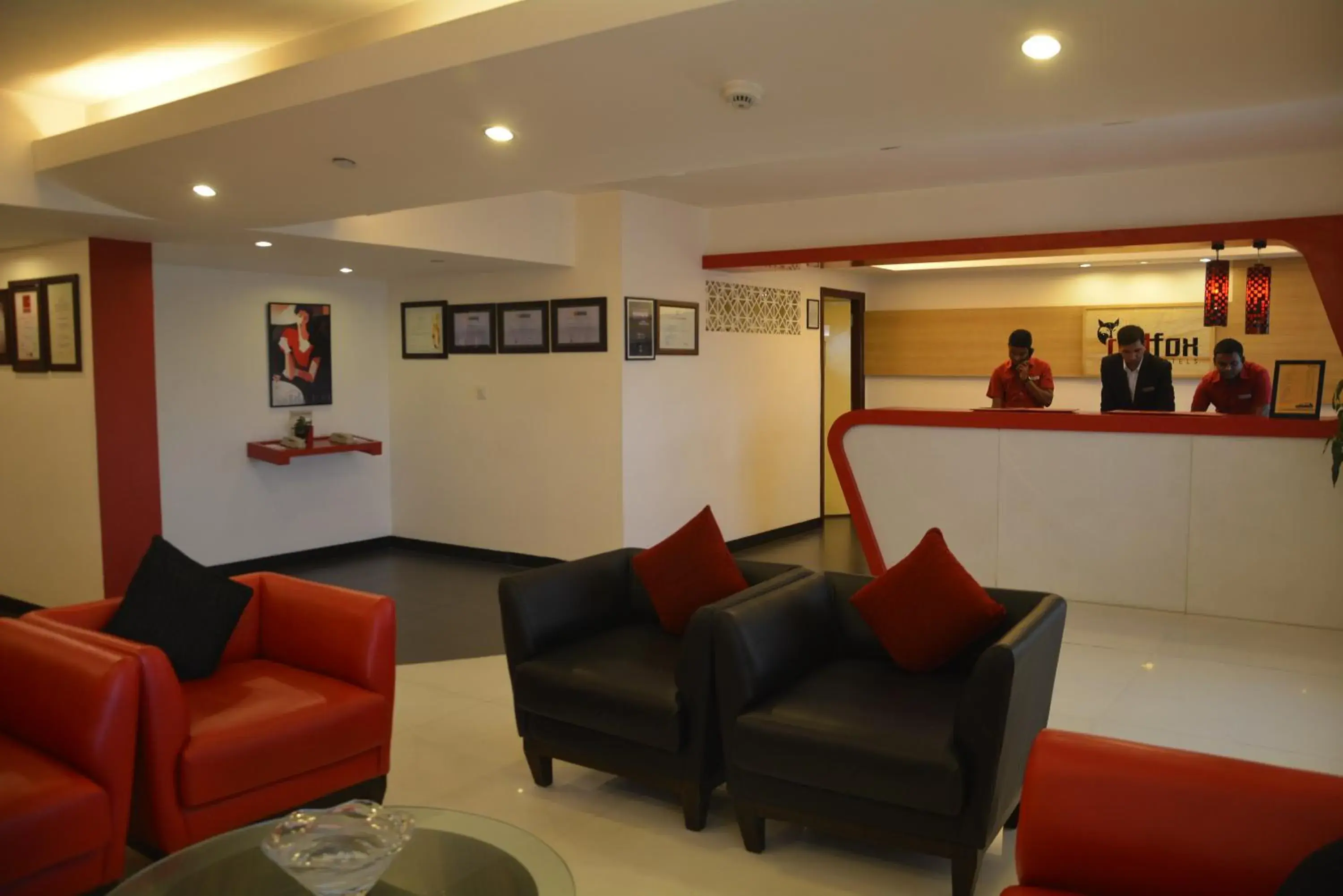 Lobby or reception in Red Fox by Lemon Tree Hotels, Jaipur Lobby or reception in Red Fox by Lemon Tree Hotels, Jaipur