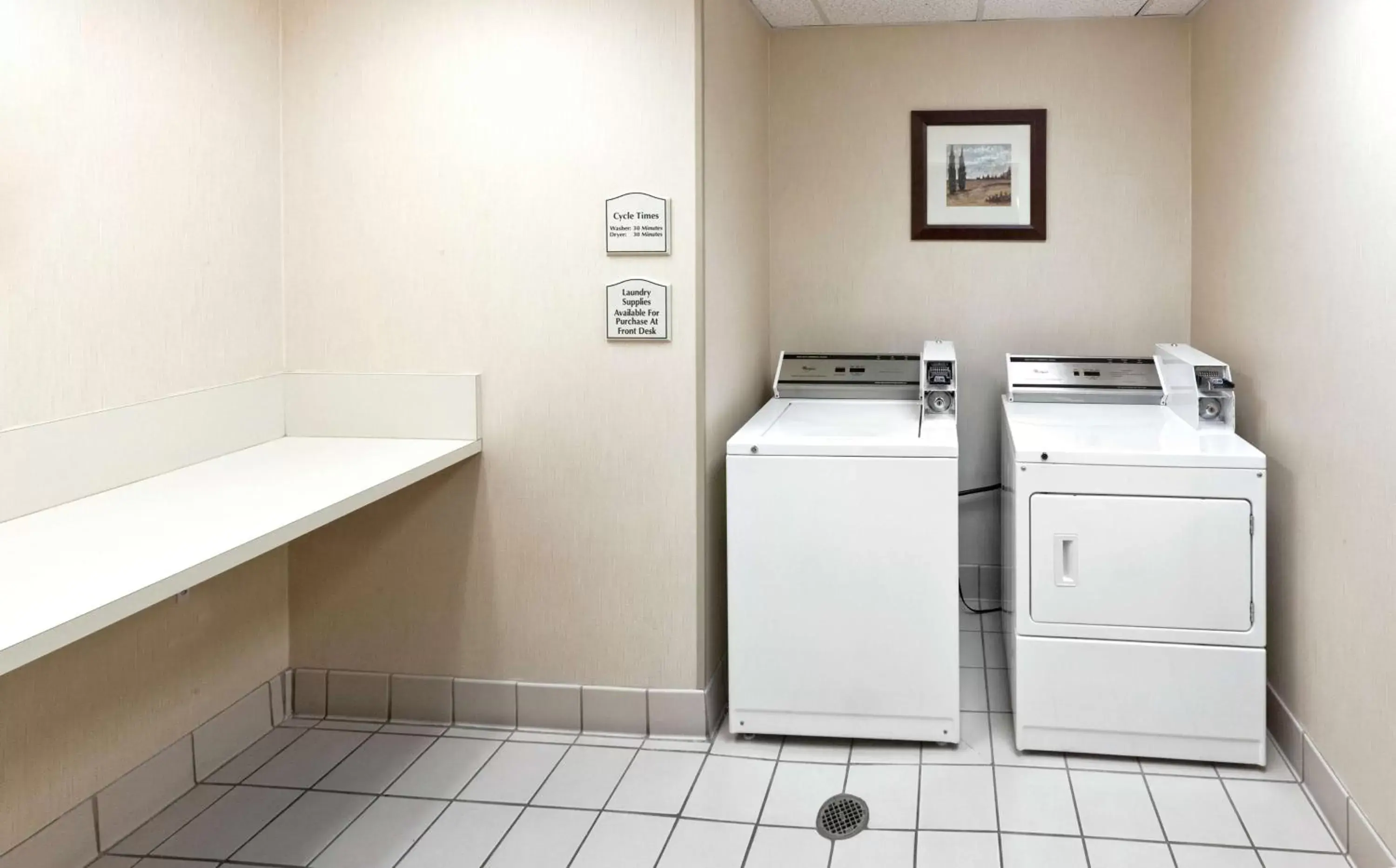 laundry, Bathroom in Hilton Garden Inn Ontario Rancho Cucamonga