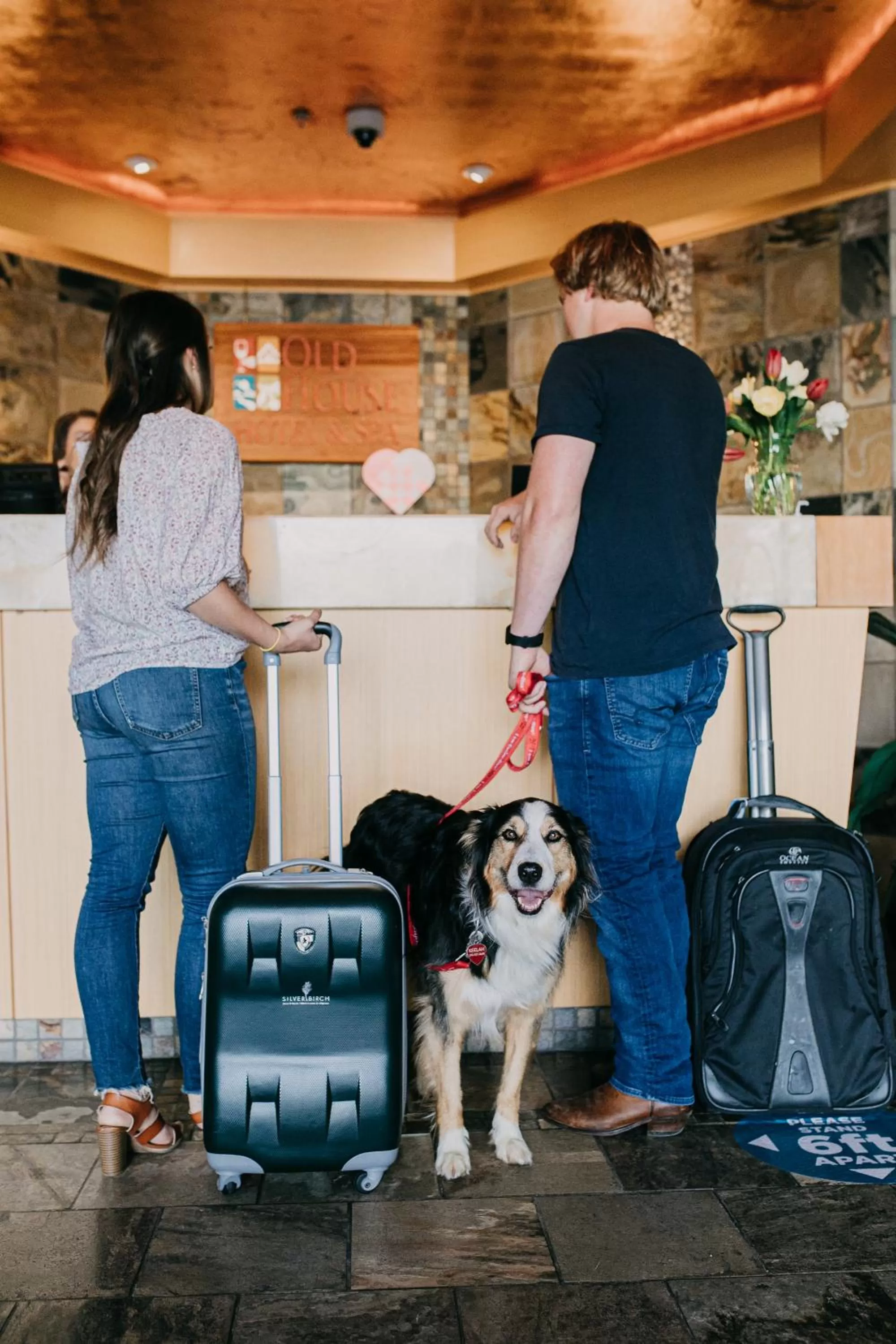 People in Old House Hotel
