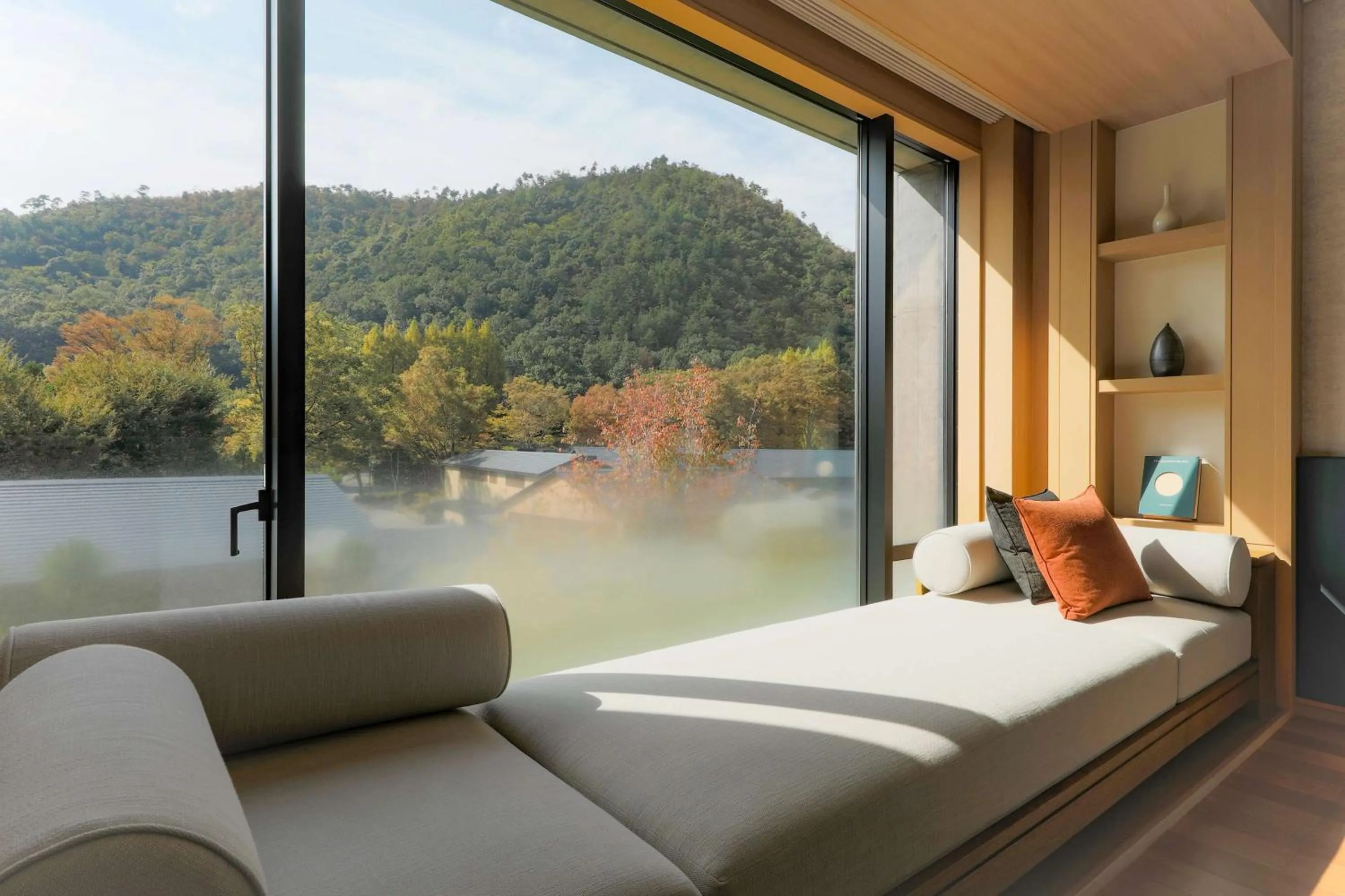 View (from property/room), Bed in ROKU KYOTO, LXR Hotels & Resorts by Hilton