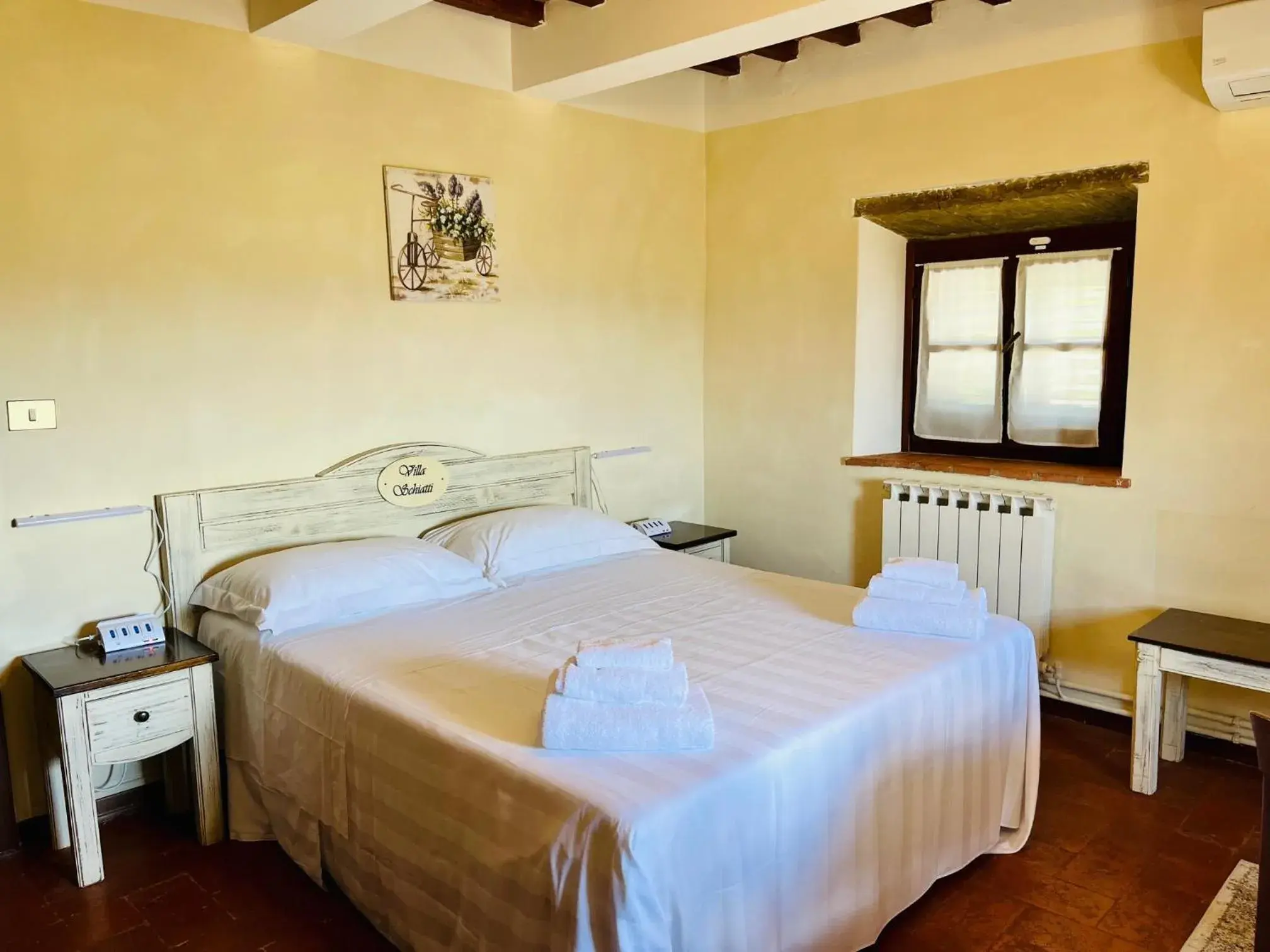 Bed in Villa Schiatti