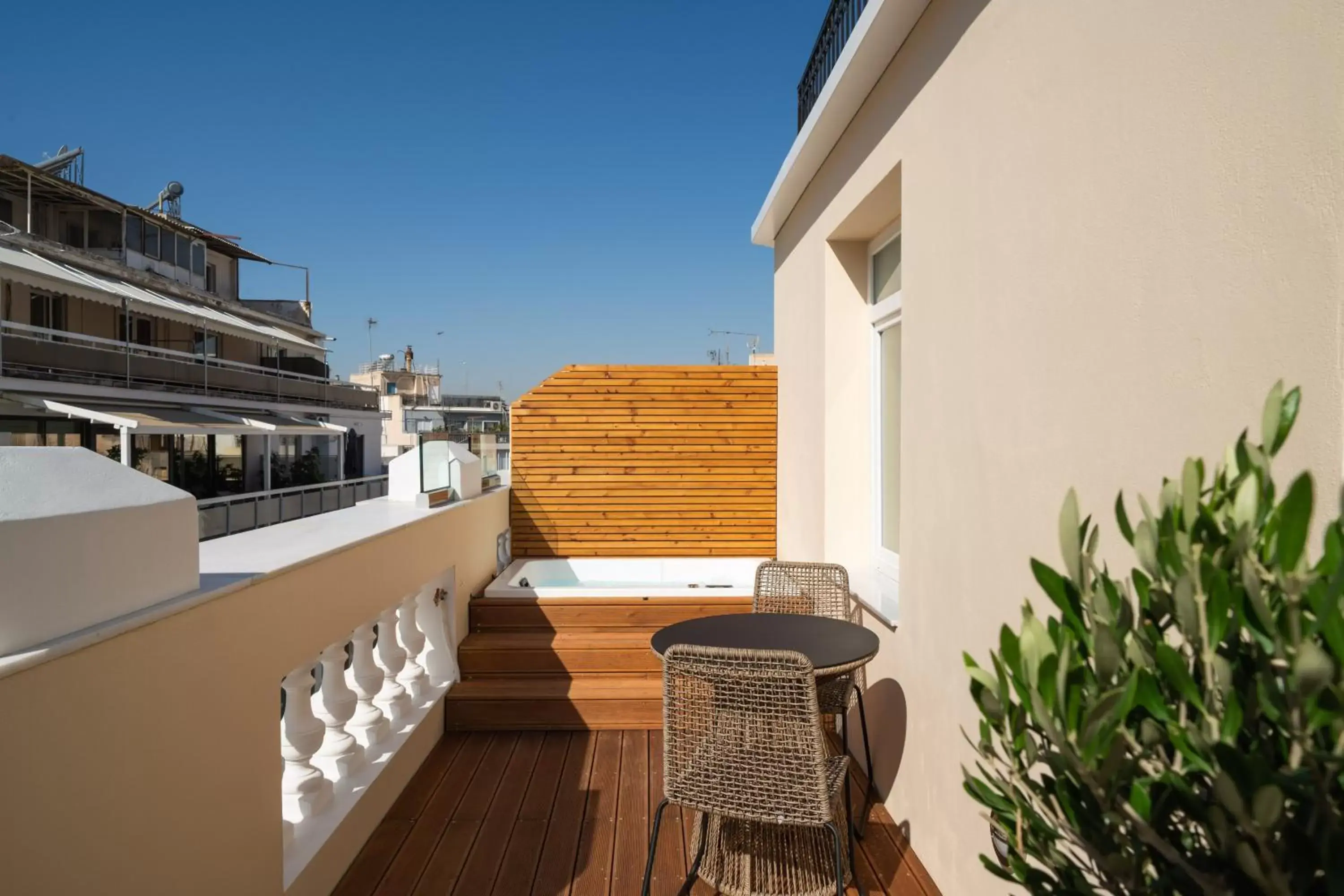 Patio, Balcony/Terrace in Praxitelous Luxury Suites