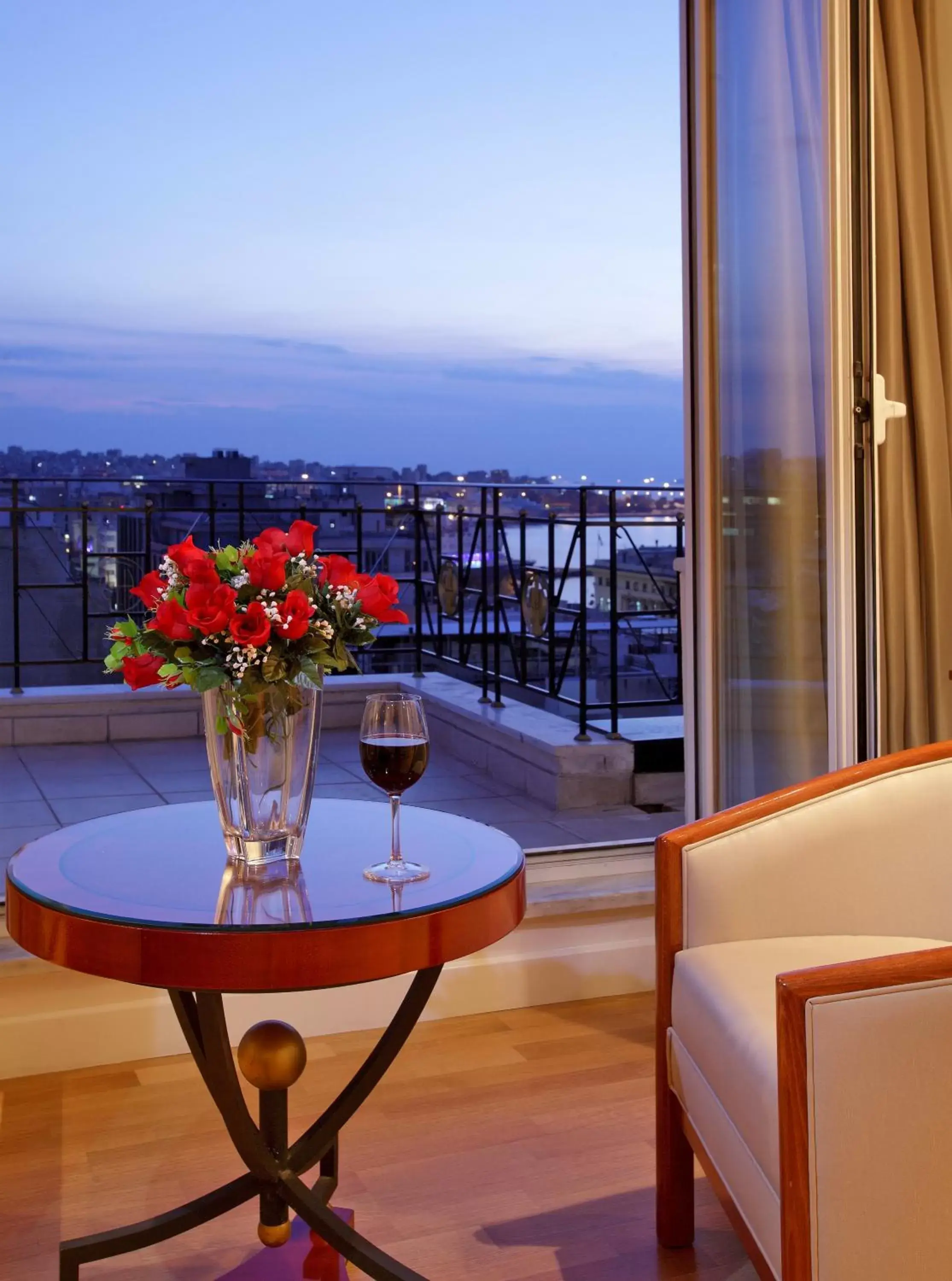 Balcony/Terrace in Piraeus Theoxenia Hotel