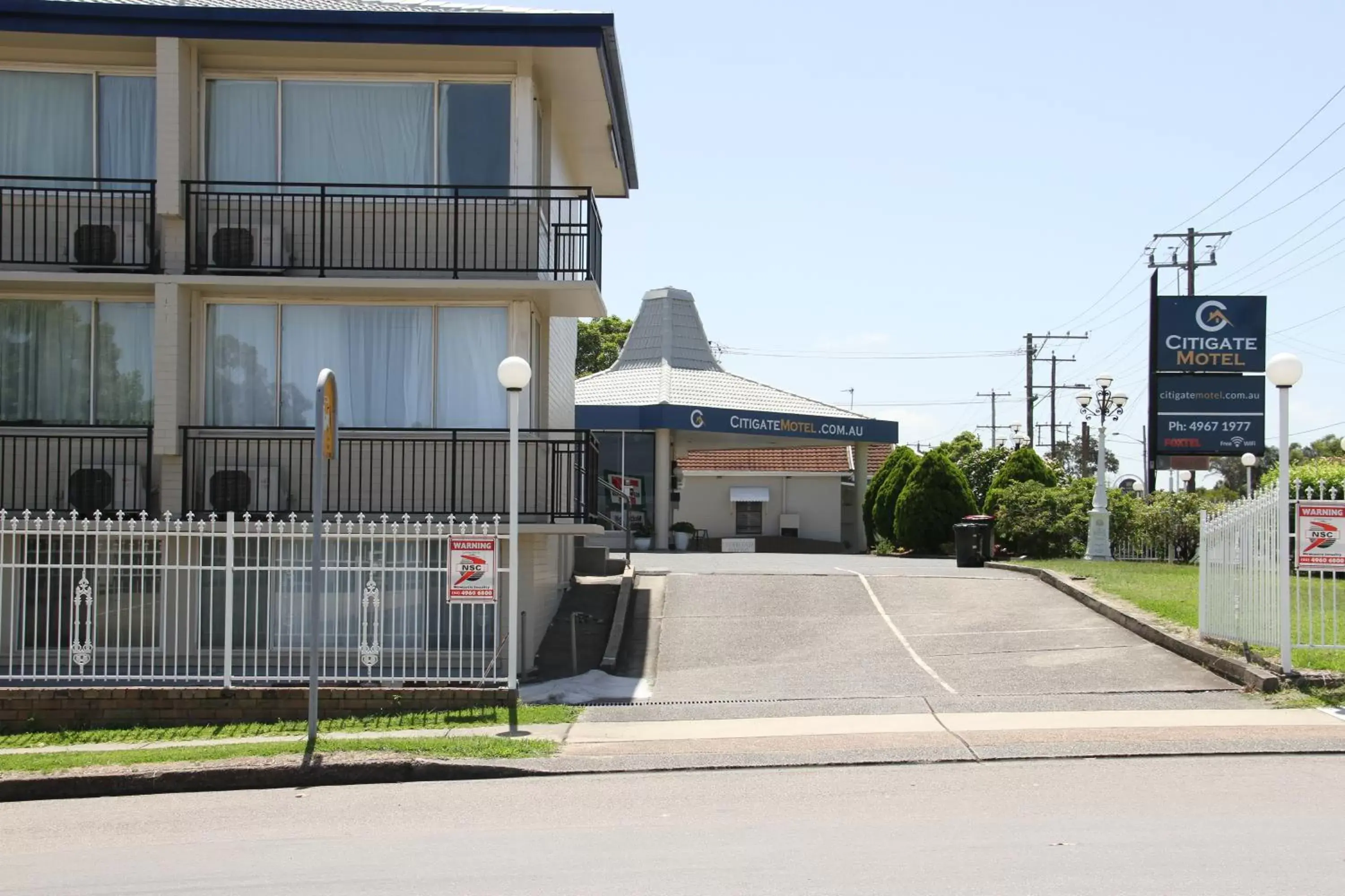 Facade/entrance, Property Building in Citigate Motel Newcastle