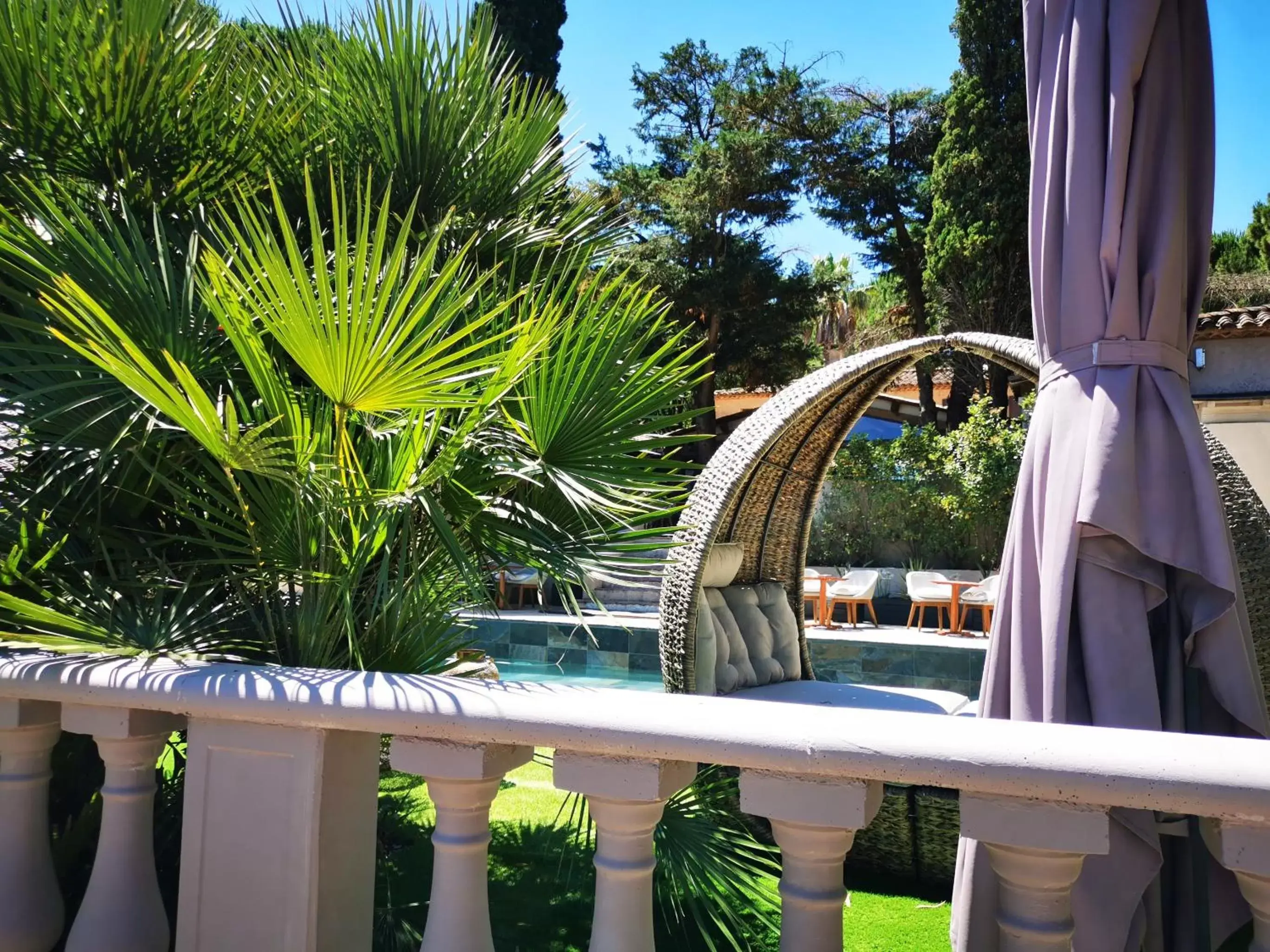 Balcony/Terrace in La Villa Dune, Hôtel & Spa Nuxe