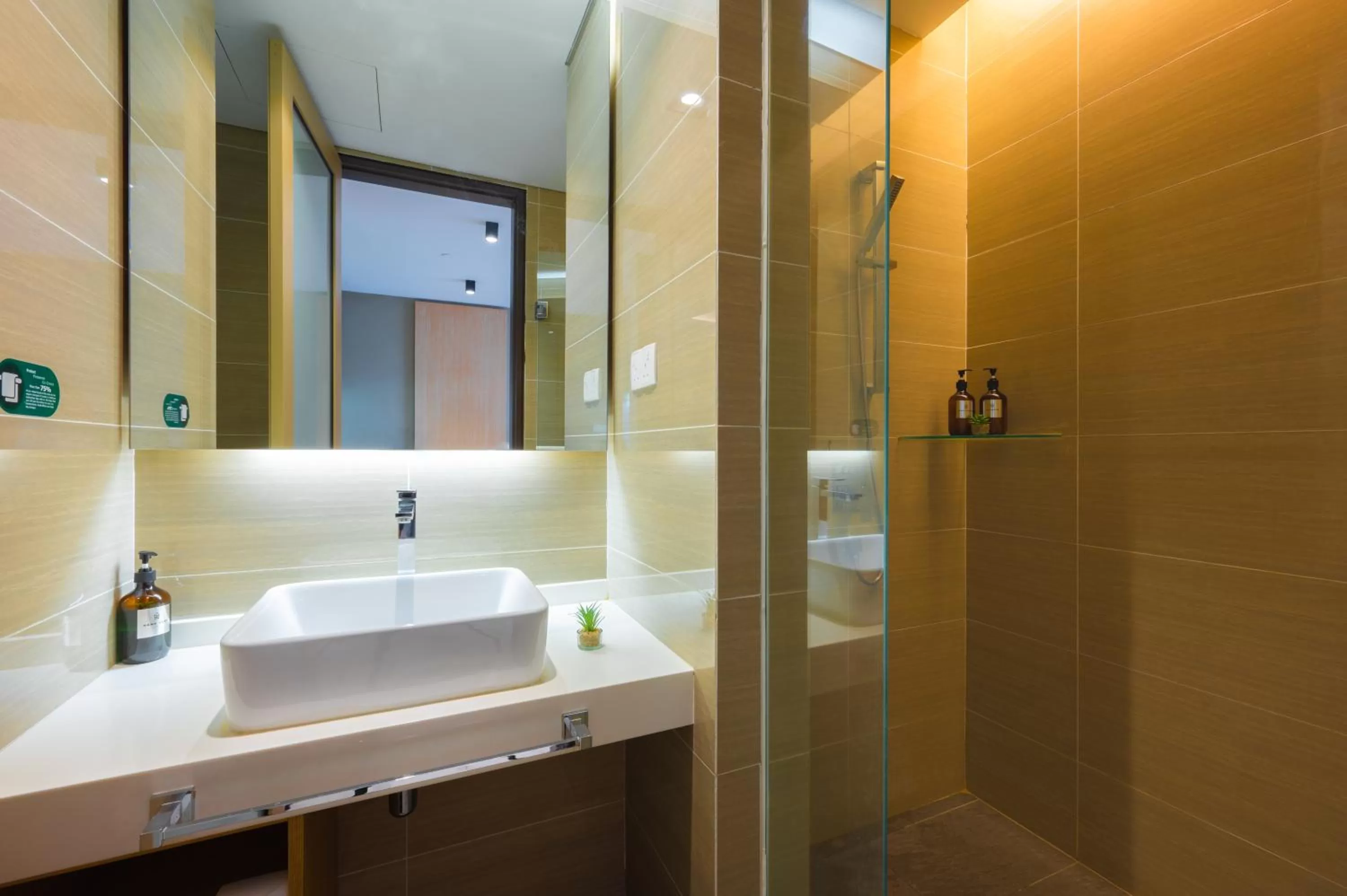 Shower in Greystone 99 Suites