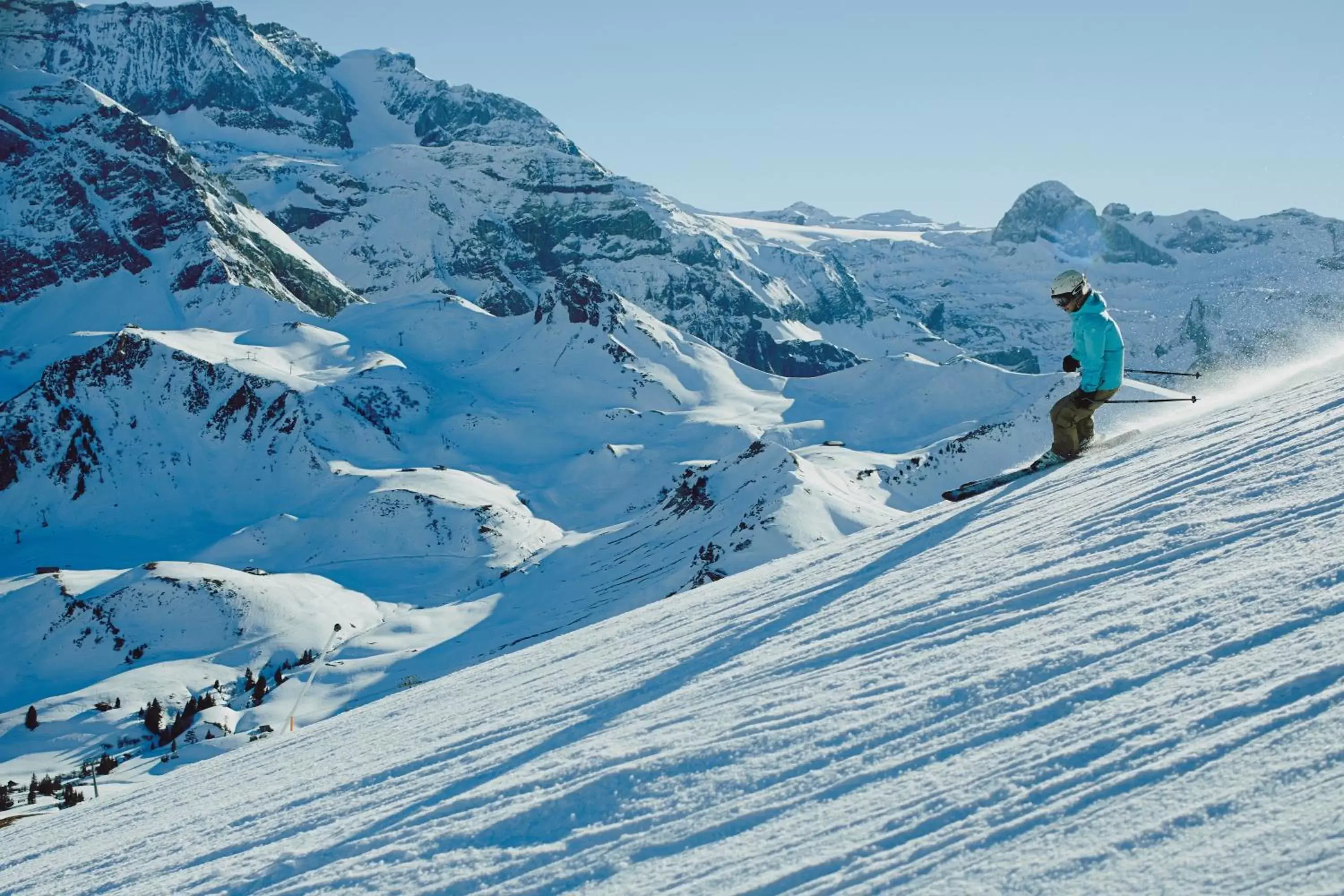 Skiing, Winter in The Cambrian