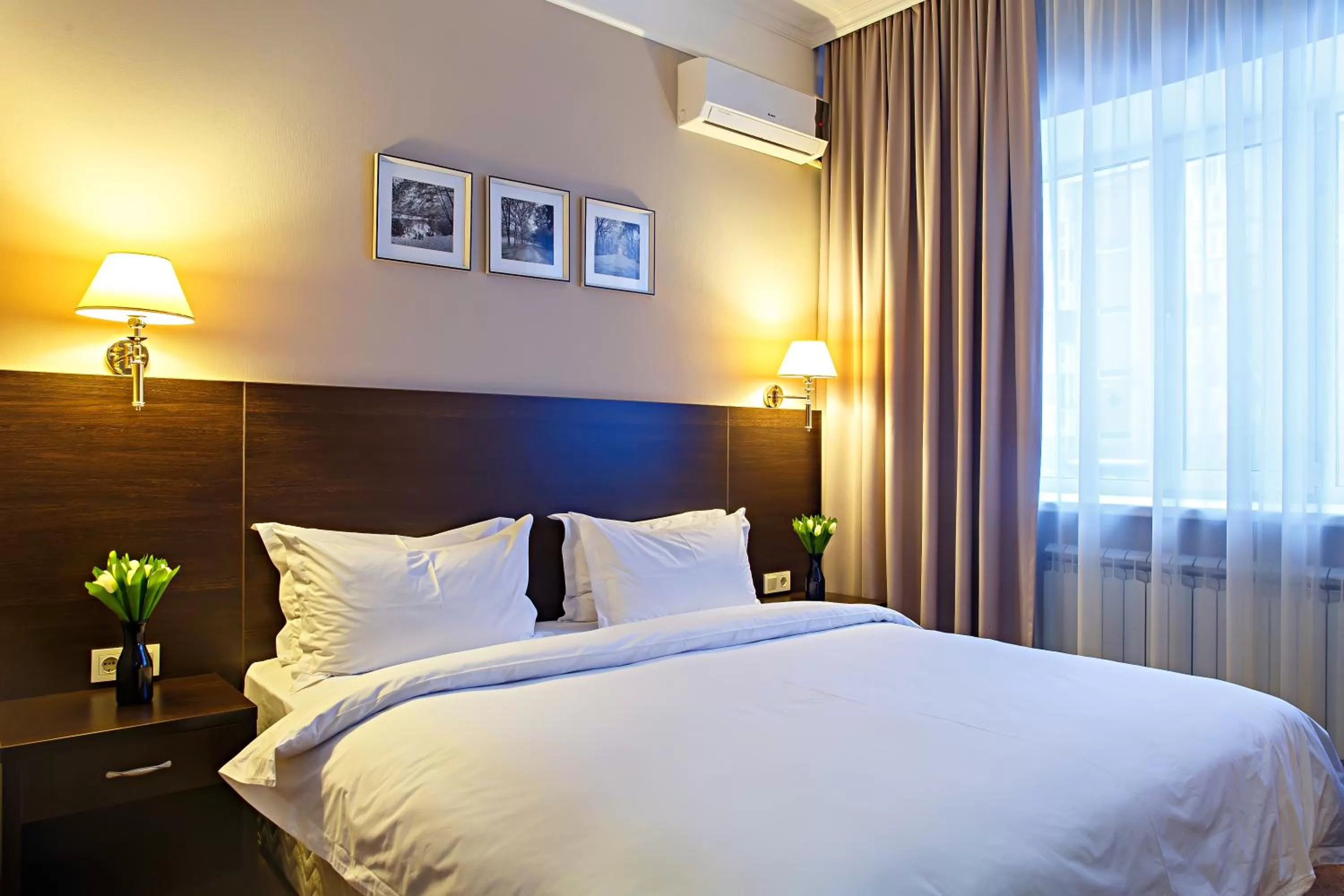 Bed in Red Village Hotel