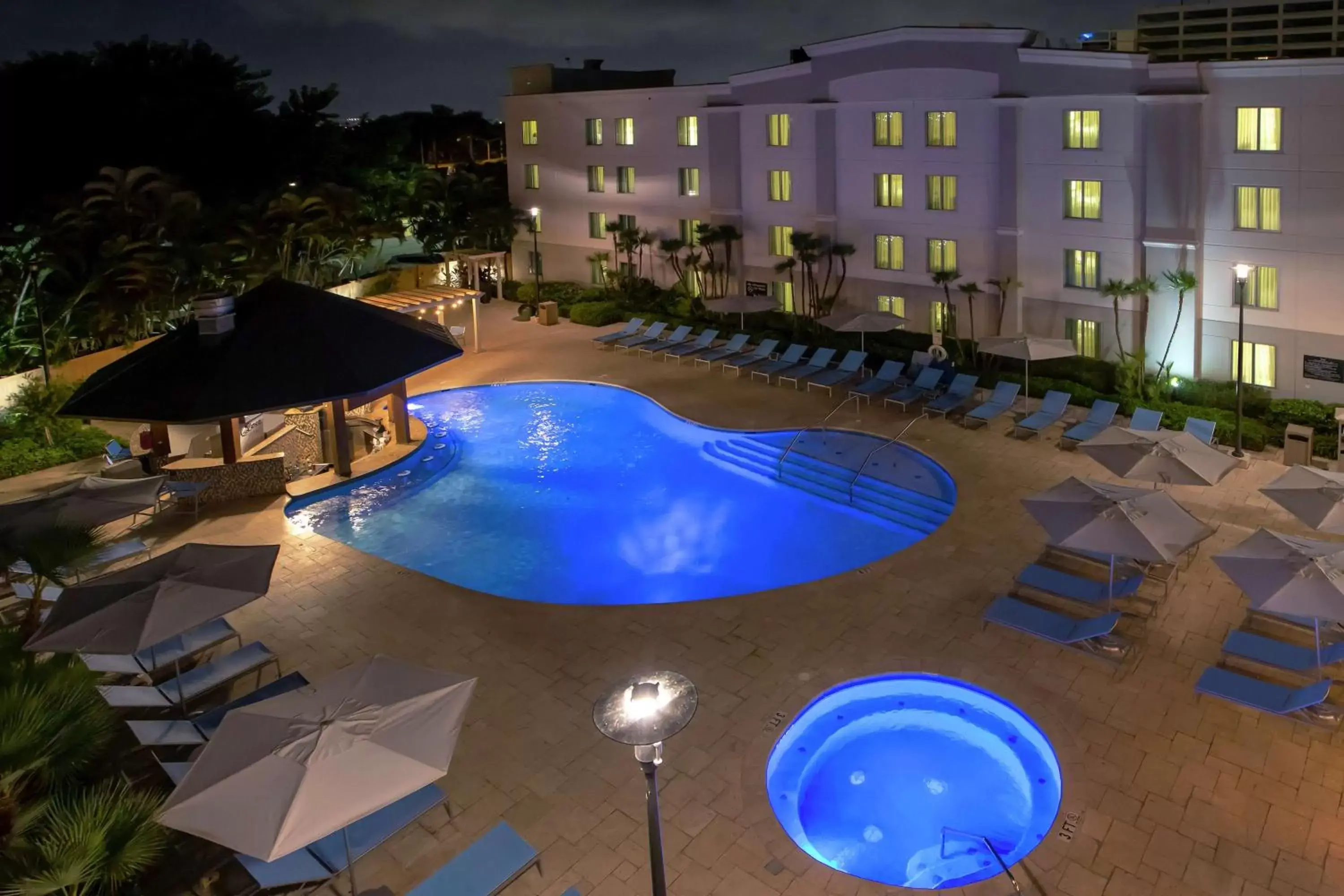 Pool View in Hampton Inn & Suites San Juan