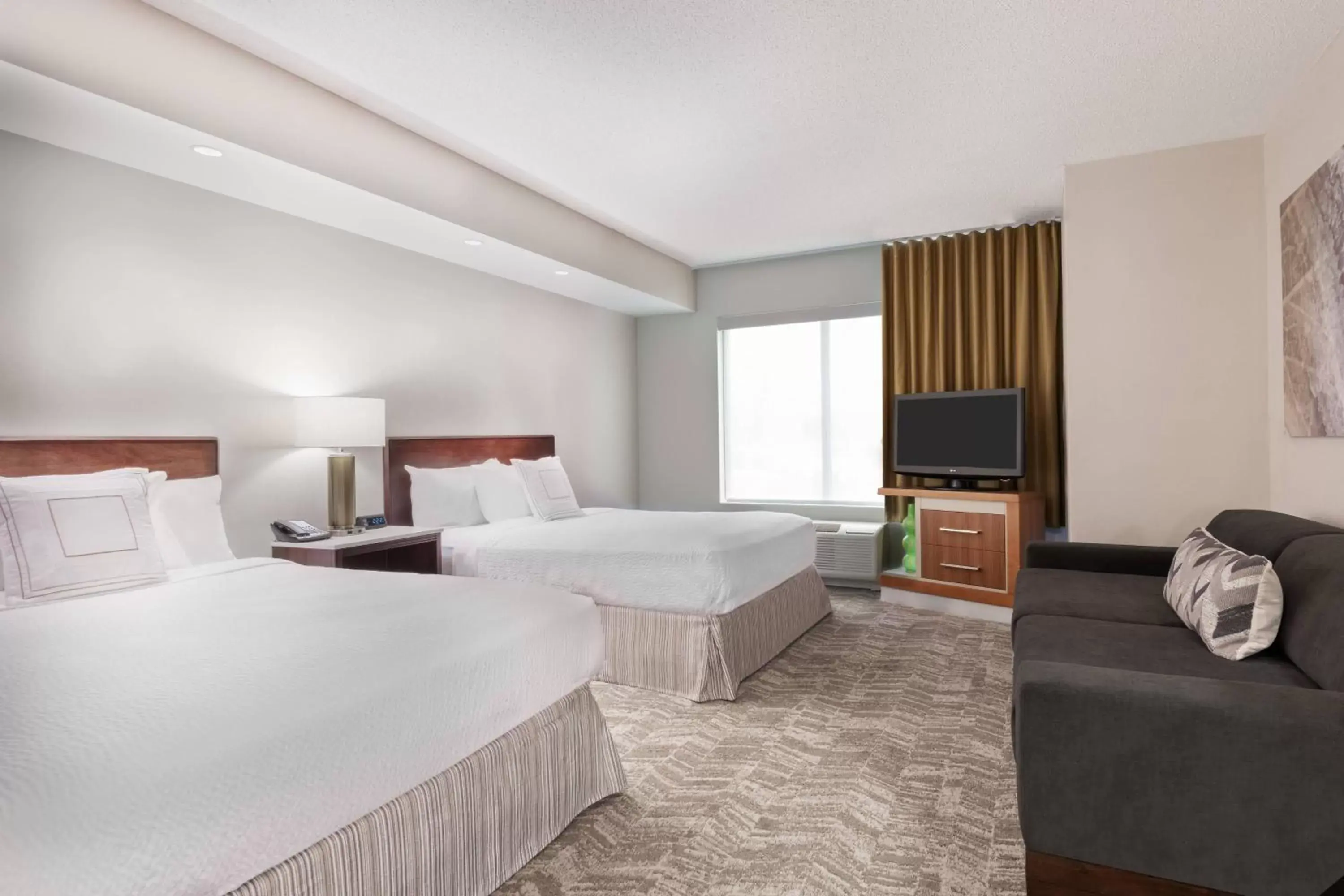 Bedroom, Bed in SpringHill Suites by Marriott Cleveland Solon