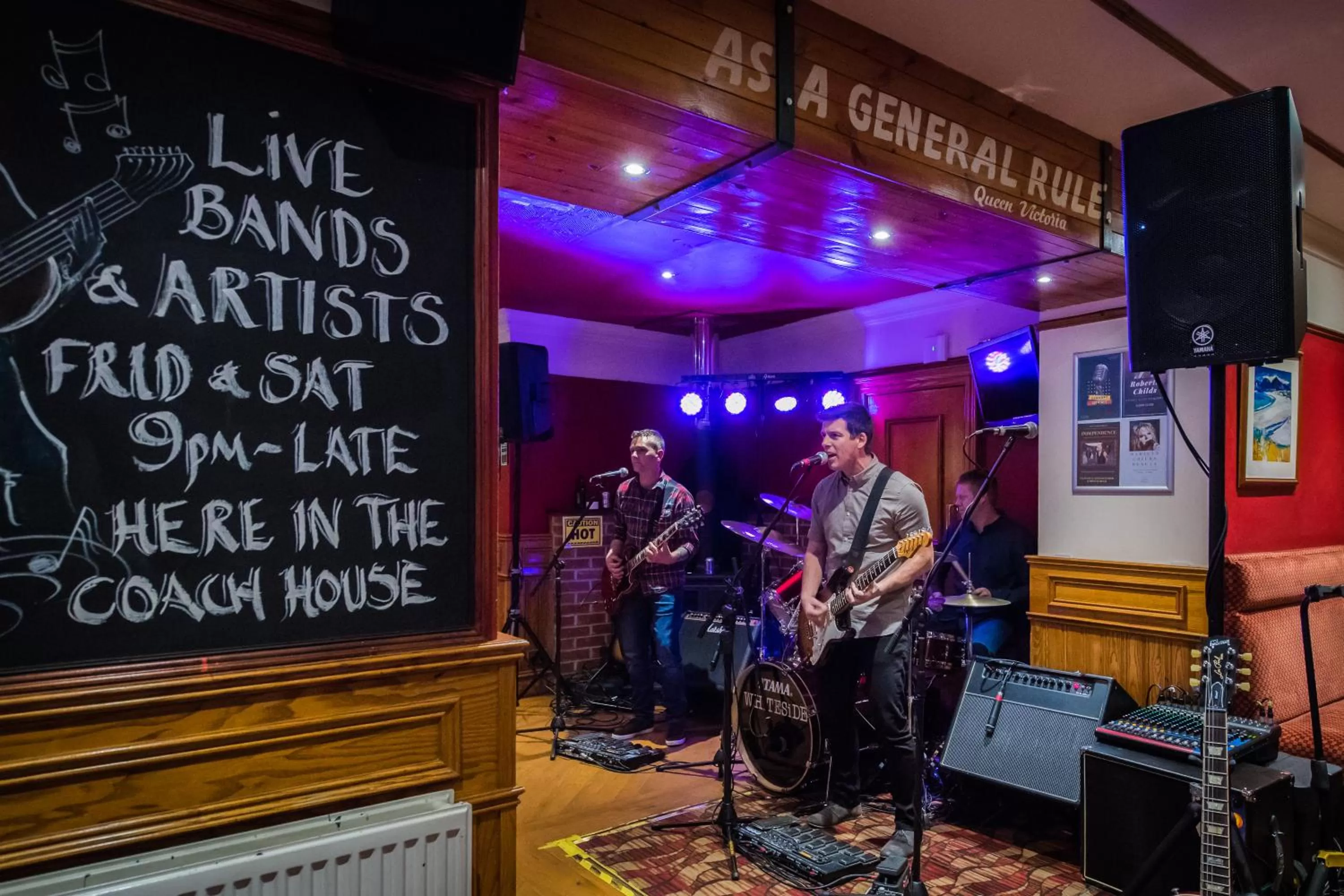 Karaoke in Fisher's Hotel