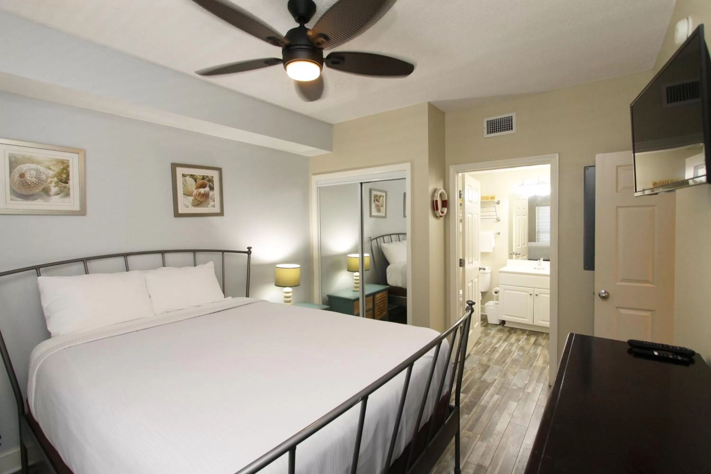 Bed in Majestic Beach Resort, Panama City Beach, Fl