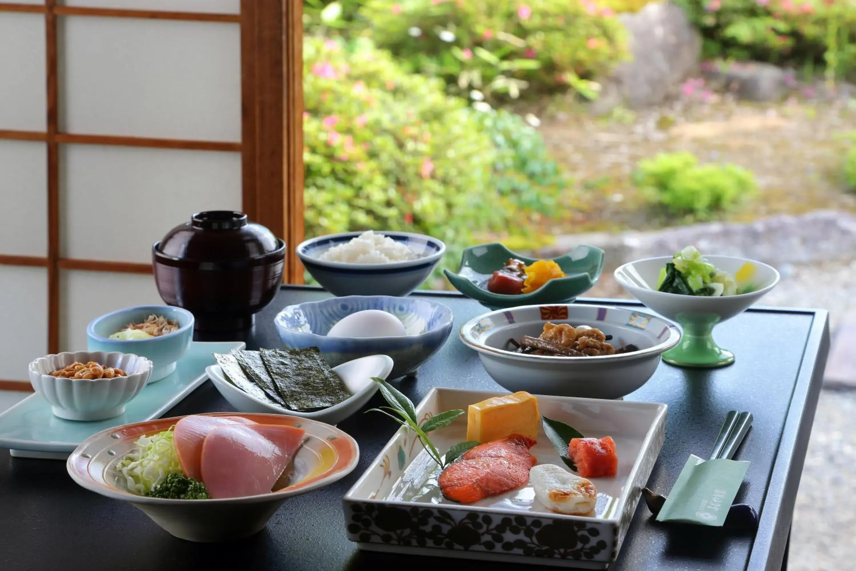 Breakfast in Fujiya Ryokan