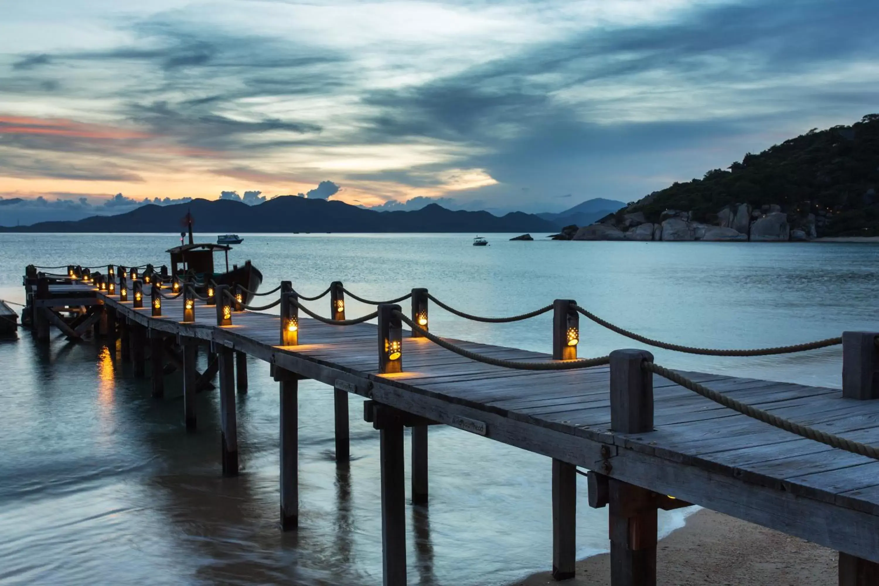 Facade/entrance in Six Senses Ninh Van Bay