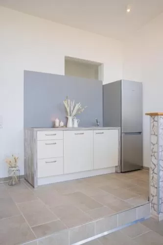 Kitchen or kitchenette in Meerhotel Großenbrode